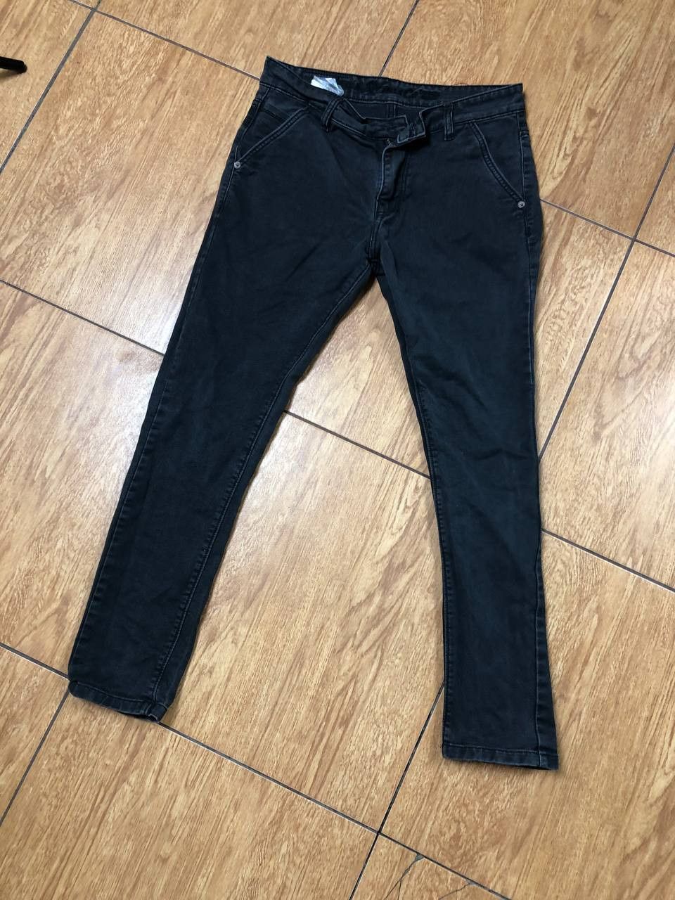 Japanese Brand Crazy Crash Dirty Faded Jean Japan Avant Garde Style Size US 32 / EU 48 - 16 Thumbnail