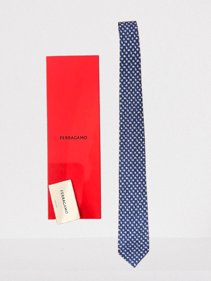 Salvatore Ferragamo o1s1rm1024 Size: OS / Silk Tie in Multicolor Size ONE SIZE - 1 Preview