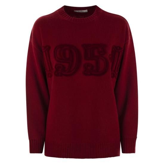 Max Mara MAX MARA Women Sweater 2511361191600 RED Size XS / US 0-2 / IT 36-38 - 1 Thumbnail