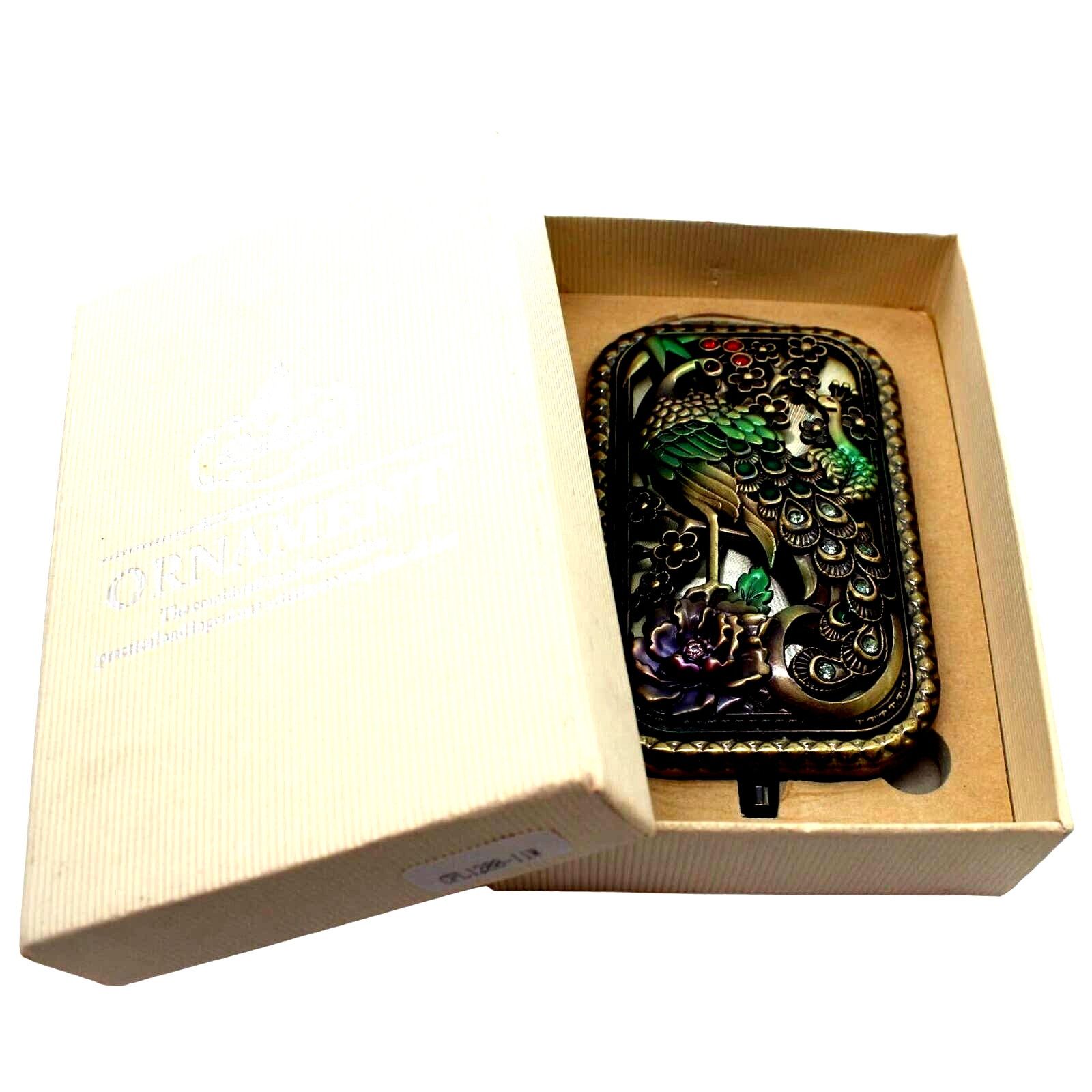 Other Benestfit Peacock Flower Art Mirror Rhinestone Enamel Copper Size ONE SIZE - 2 Thumbnail