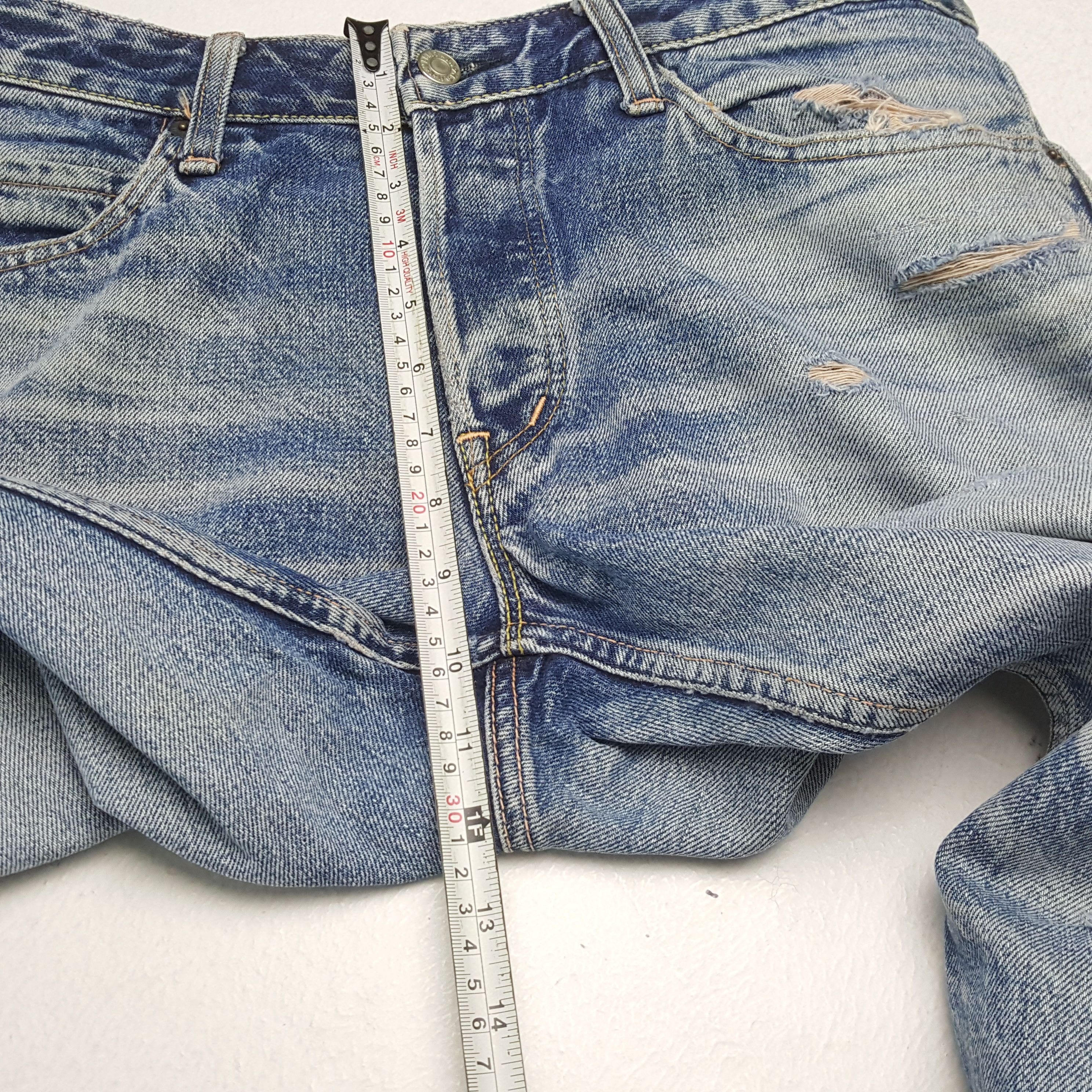 Japanese Brand × Vintage HRAMCHM Japanese Brand Style Distressed Jeans Size US 32 / EU 48 - 8 Thumbnail