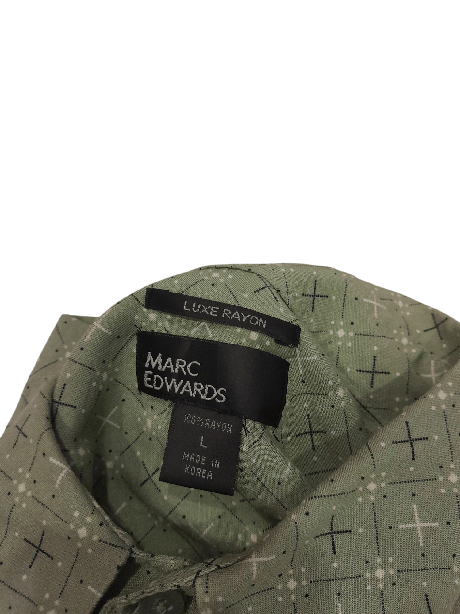 Other Marc Edward Rayon Button Shirt (F547) L Size US L / EU 52-54 / 3 - 4 Thumbnail