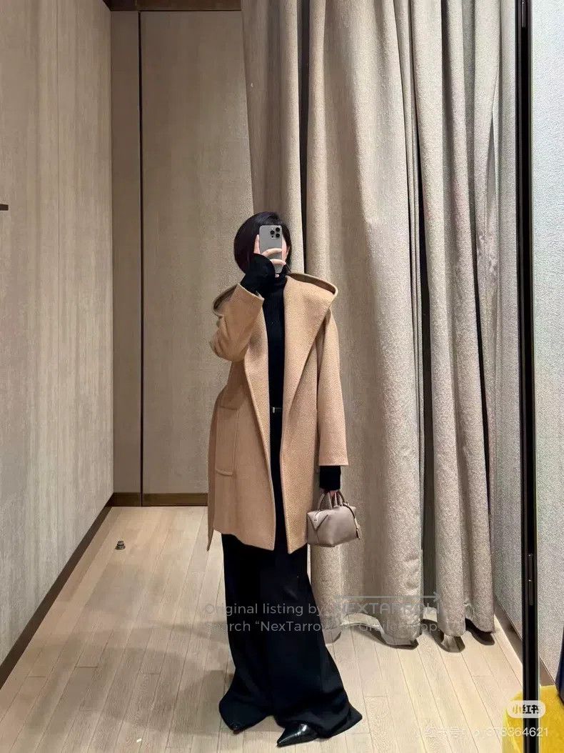 Max Mara Max Mara Camel Fleece Water Ripple Bathrobe Coat Size S / US 4 / IT 40 - 8 Thumbnail