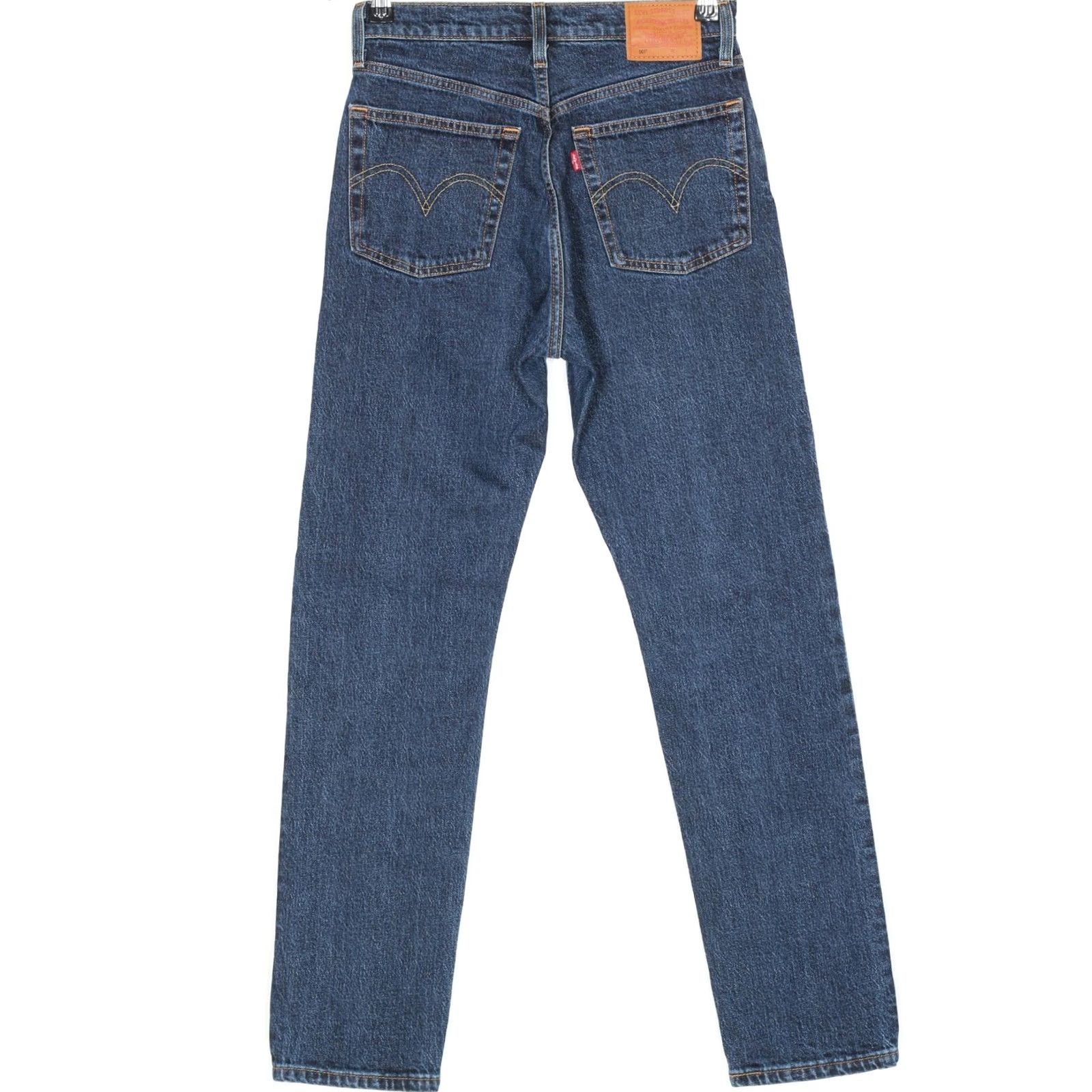 Levi's VINTAGE LEVI’S 501 PREMIUM Big E Jeans Women W25 L30 Stretch Regular Straight Size 42" / US 20 - 3 Thumbnail