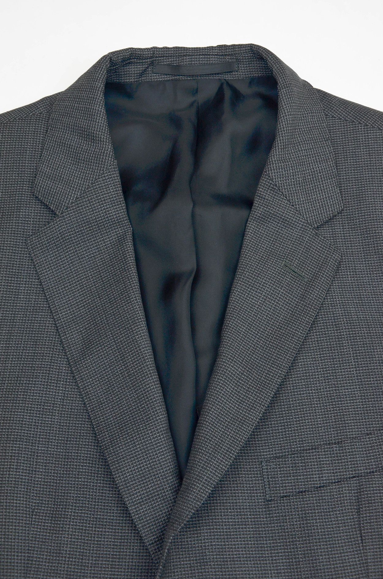 Hugo Boss Hugo Boss Super 100 Wool Micro Check Blazer - Size 38R Size 38R - 7 Thumbnail