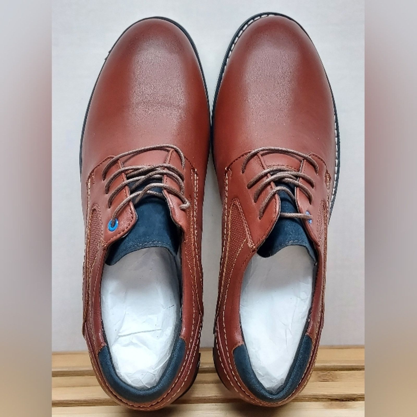 Other Gatsby Mens Brown Oxford Casual Dress Shoes Size 11 Size US 11 / EU 44 - 8 Thumbnail