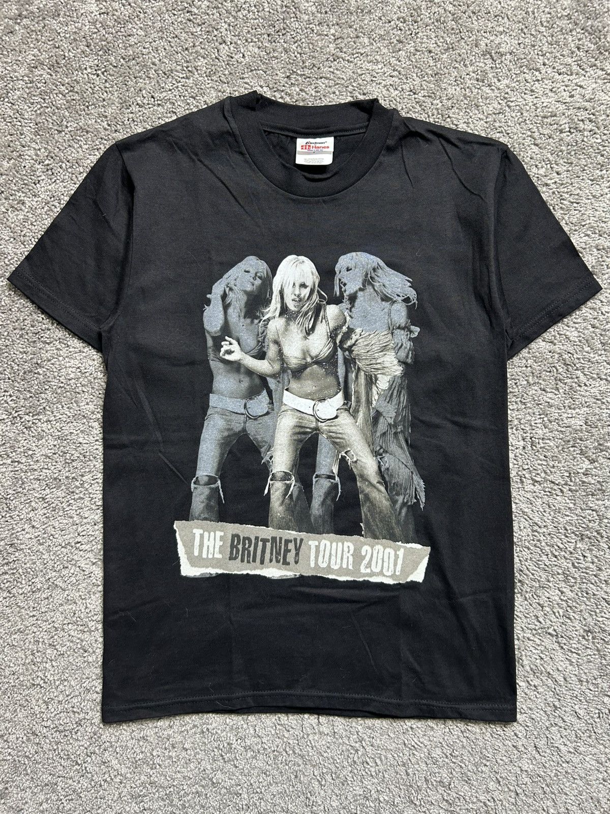 Vintage Vintage Y2K Britney Spears Tour Tee Stedman Hanes 2001 Size US S / EU 44-46 / 1 - 1 Thumbnail