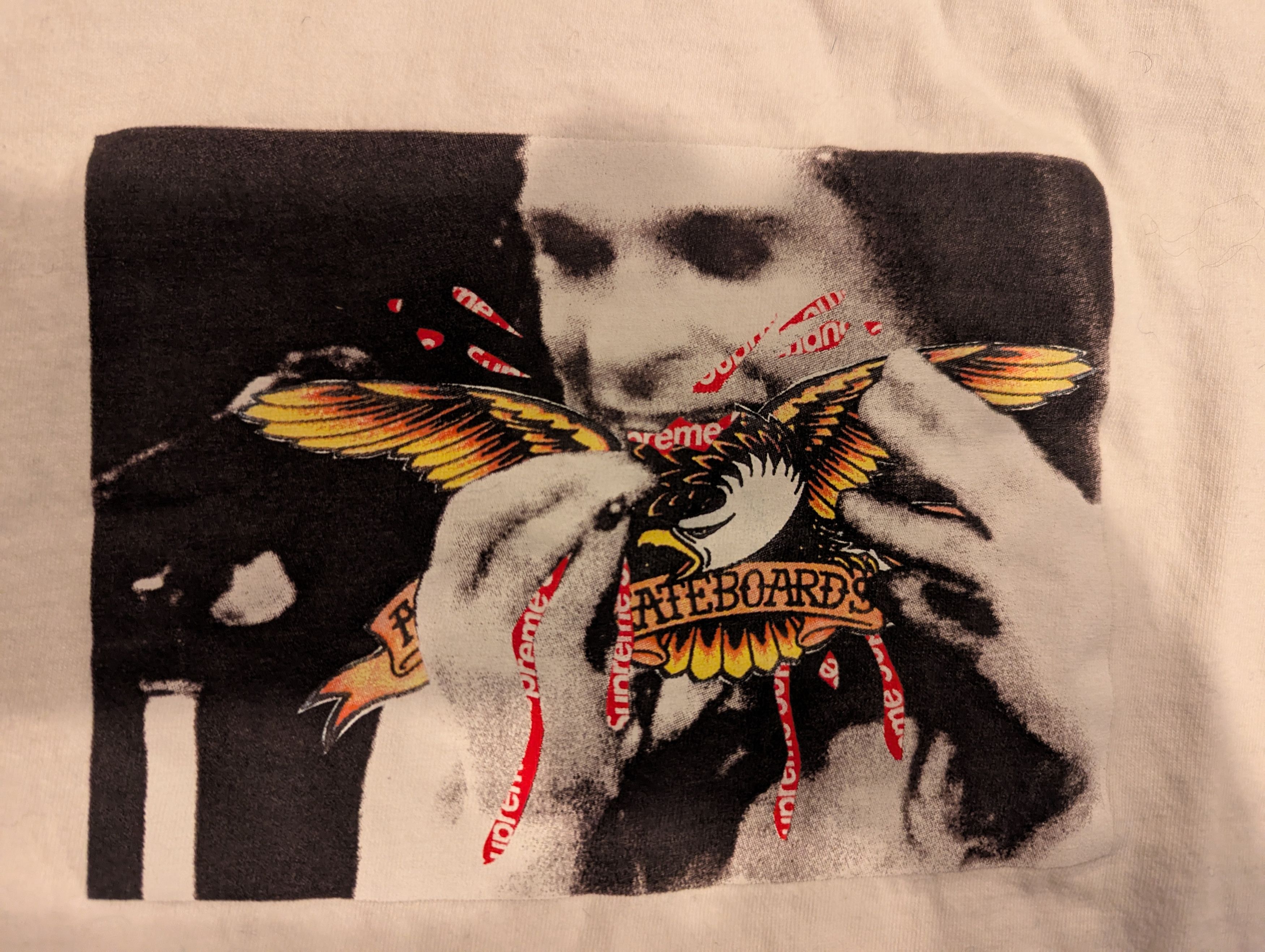 Supreme Supreme x ANTIHERO Ozzy Osbourne Tee White FW25 Medium Size US M / EU 48-50 / 2 - 2 Thumbnail