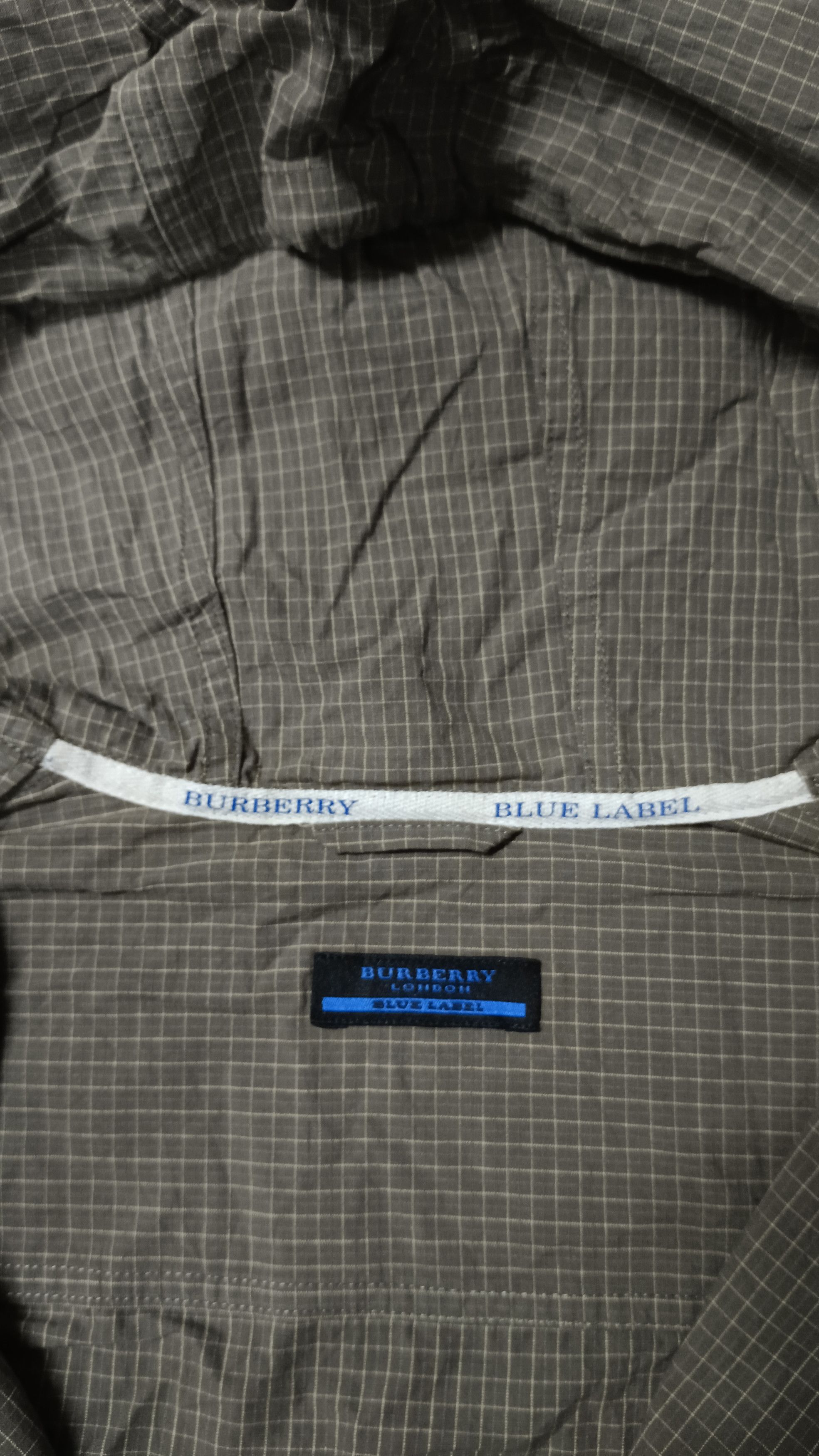 Burberry × Vintage Burberry Blue Label Short Sleeve Hooded Jacket Made In Japan Size US M / EU 48-50 / 2 - 13 Thumbnail