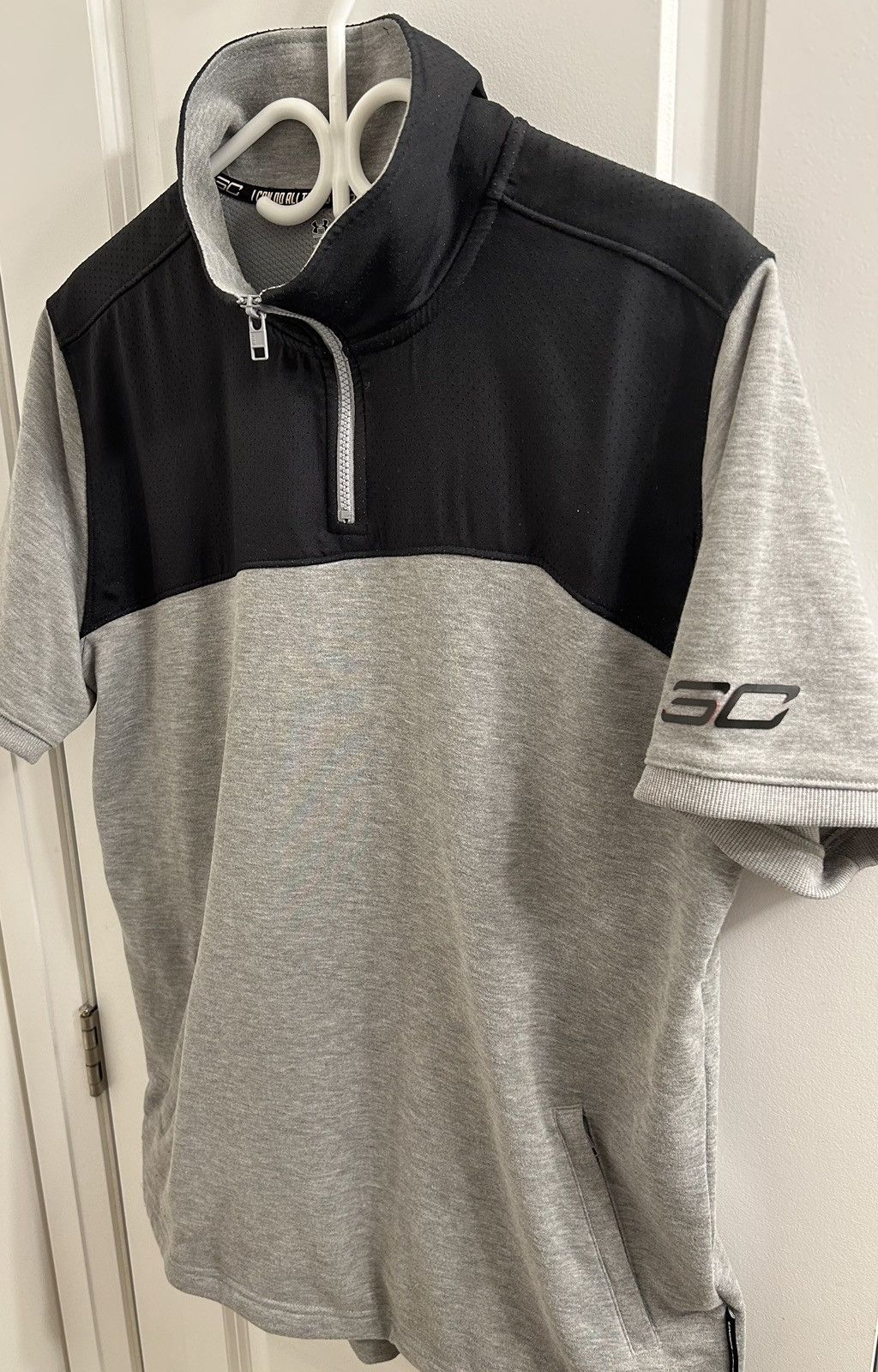 Other Under Armour Steph Curry Mens 1/4 Zip Short Sleeve Sweater Size US L / EU 52-54 / 3 - 3 Thumbnail