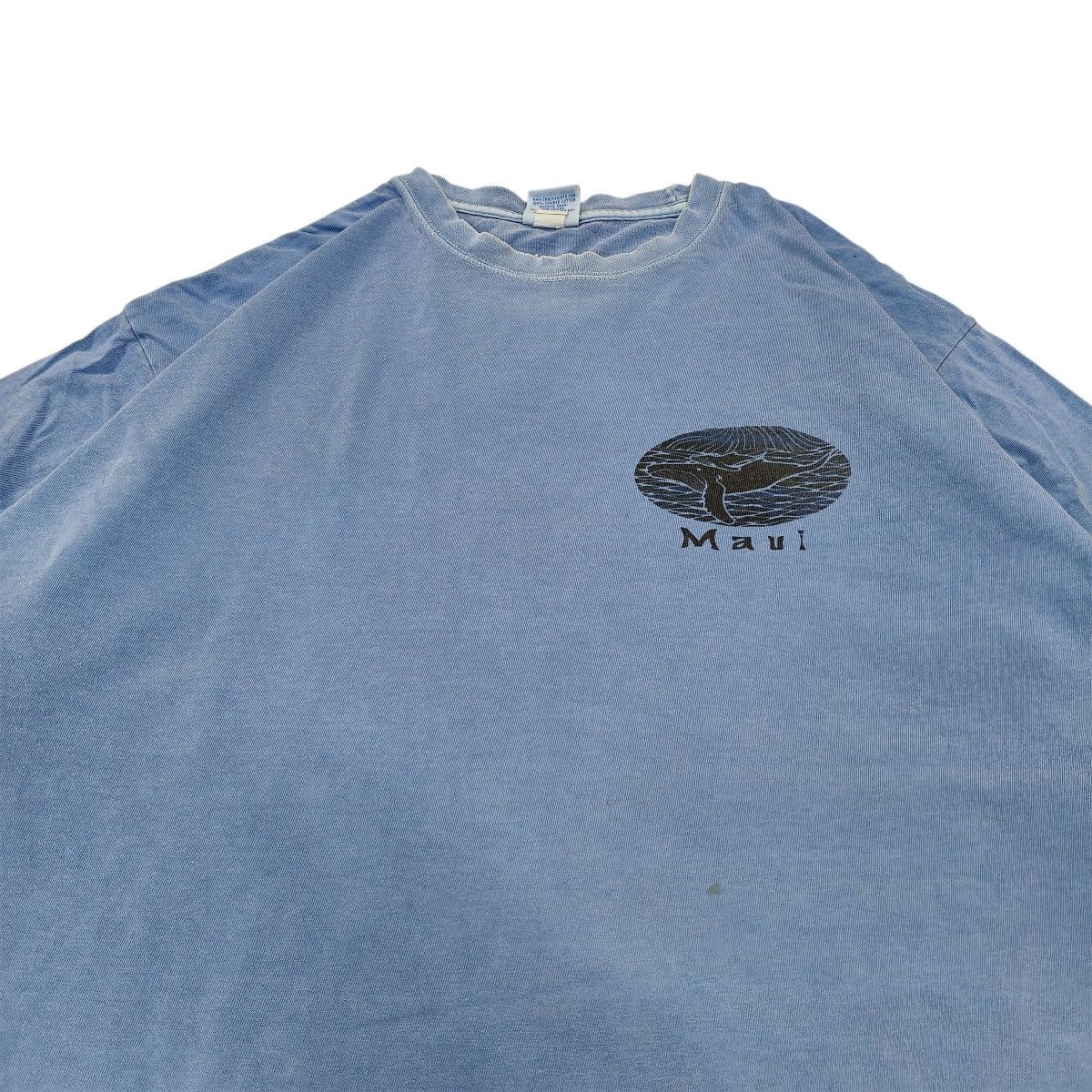 Vintage Vintage Y2K Crazy Shirts Blue Hawaii Dyed Long Sleeve Tee Size US L / EU 52-54 / 3 - 3 Thumbnail