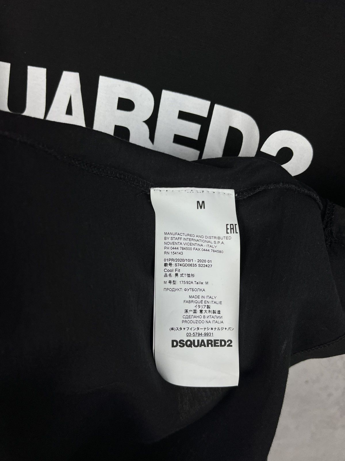 Dsquared2 Dsquared2 Big Logo T-Shirt Luxury Rare Hype Vintage Y2K Size US M / EU 48-50 / 2 - 6 Thumbnail