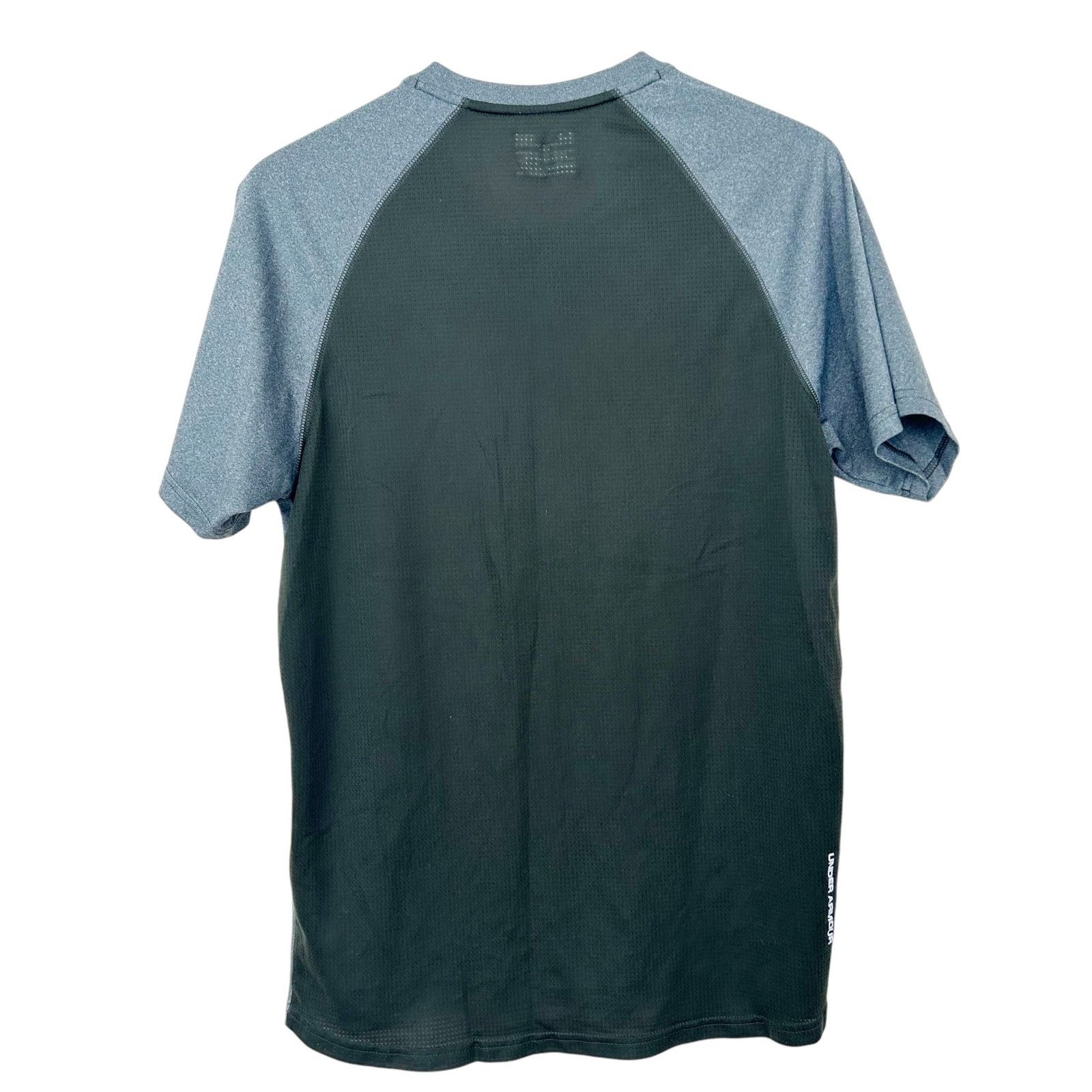 Under Armour Under Armour Heatgear Fitted Green Run Short Sleeve Shirt L Size US L / EU 52-54 / 3 - 4 Thumbnail