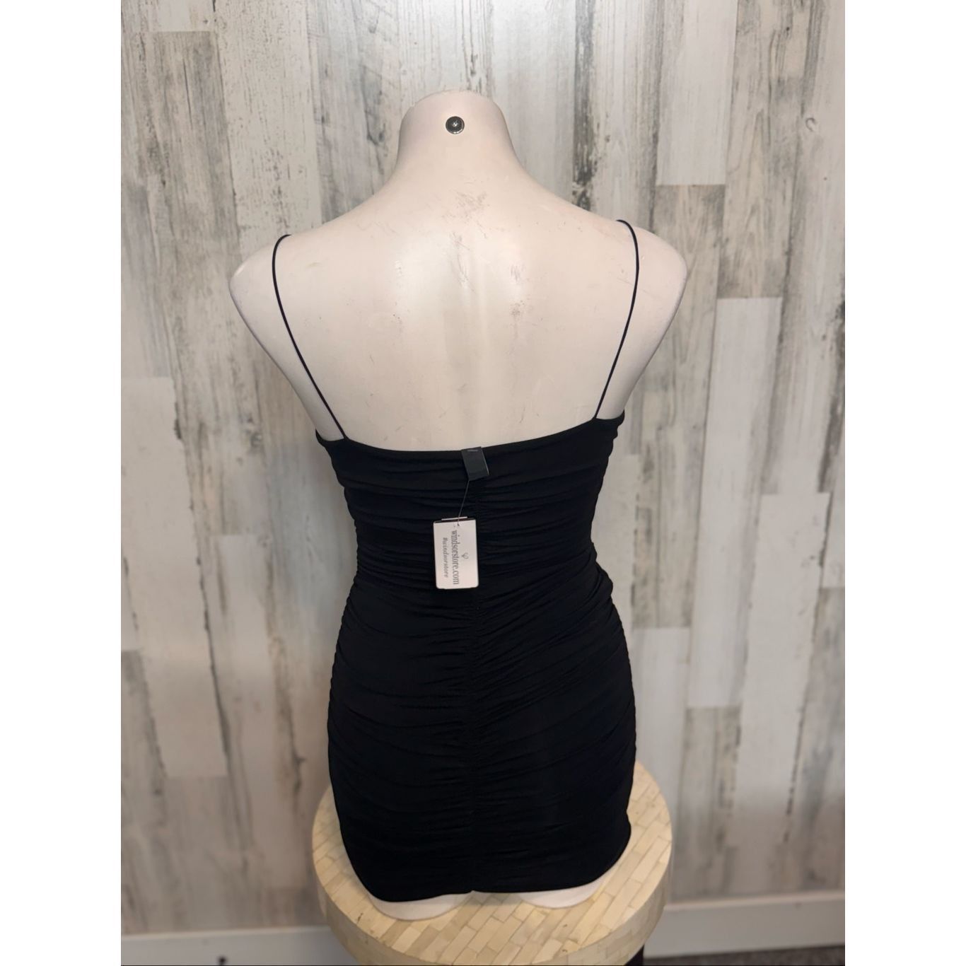 Other Windsor Black Ruched Mini Dress – Size M Size M / US 6-8 / IT 42-44 - 6 Thumbnail
