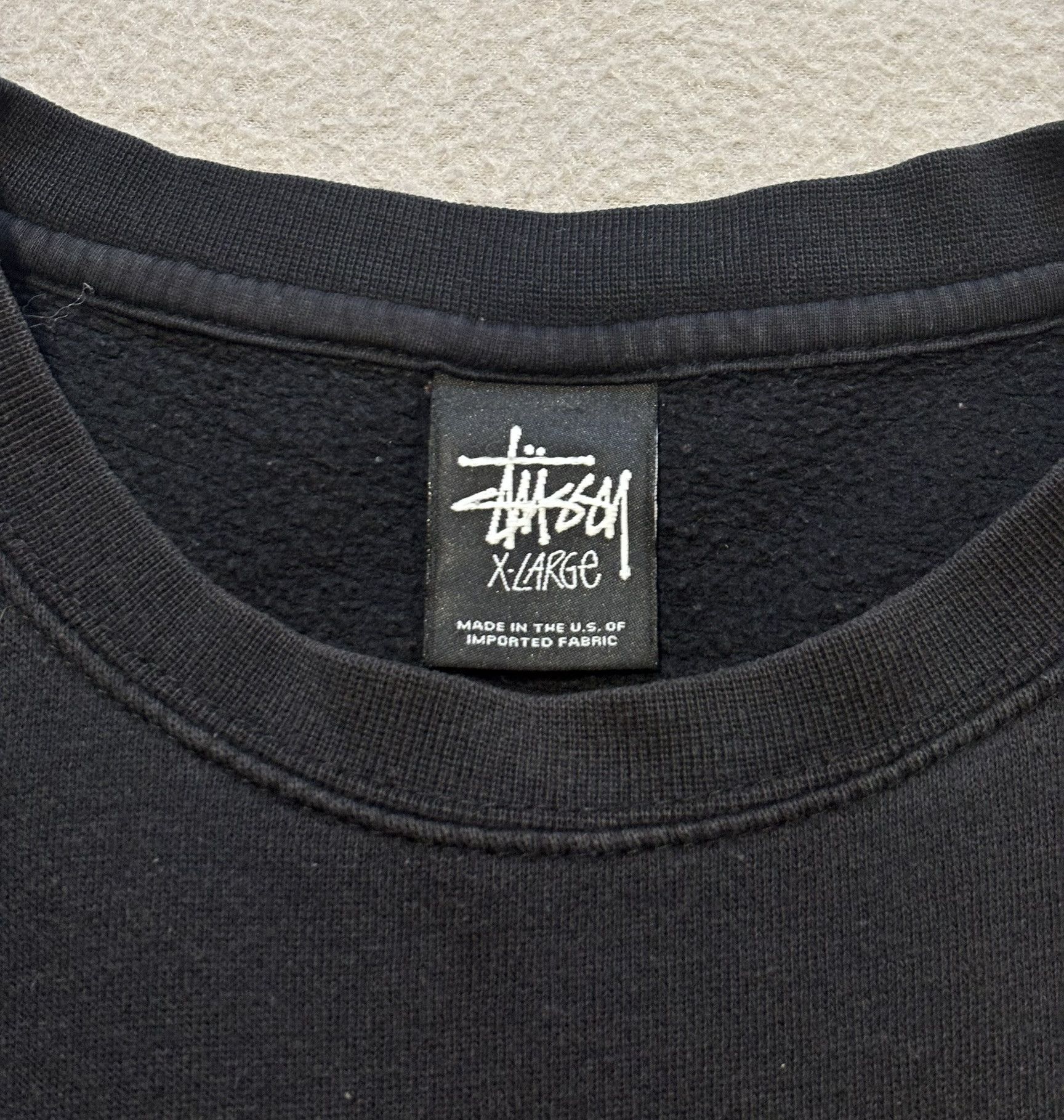 Stussy Stussy Basic Crew sweatshirt size XL Size US XL / EU 56 / 4 - 14 Thumbnail