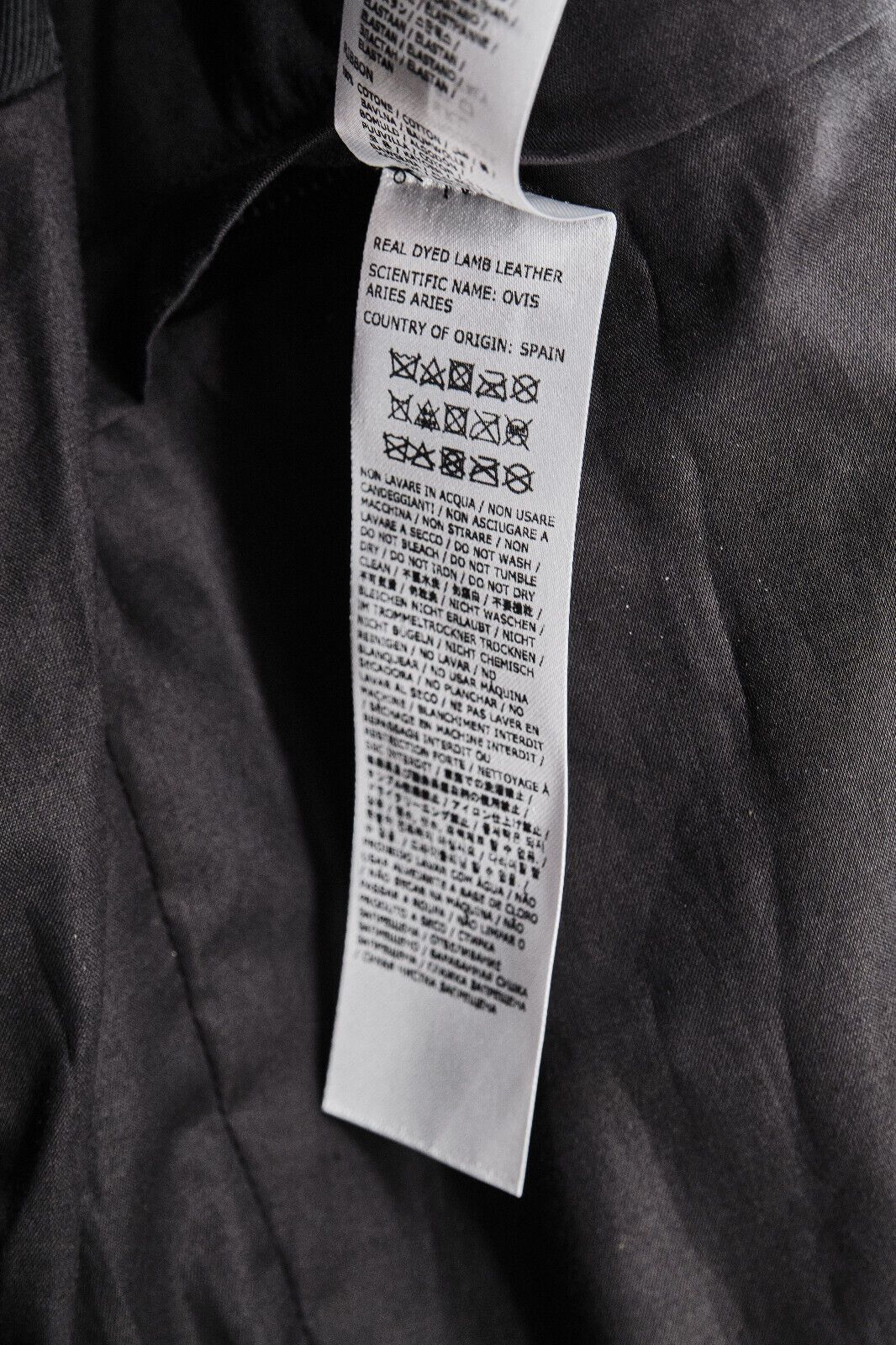 Ann Demeulemeester NWT ANN DEMEULEMEESTER BLACK LEATHER THEO BIKER JACKET, M Size US M / EU 48-50 / 2 - 12 Thumbnail