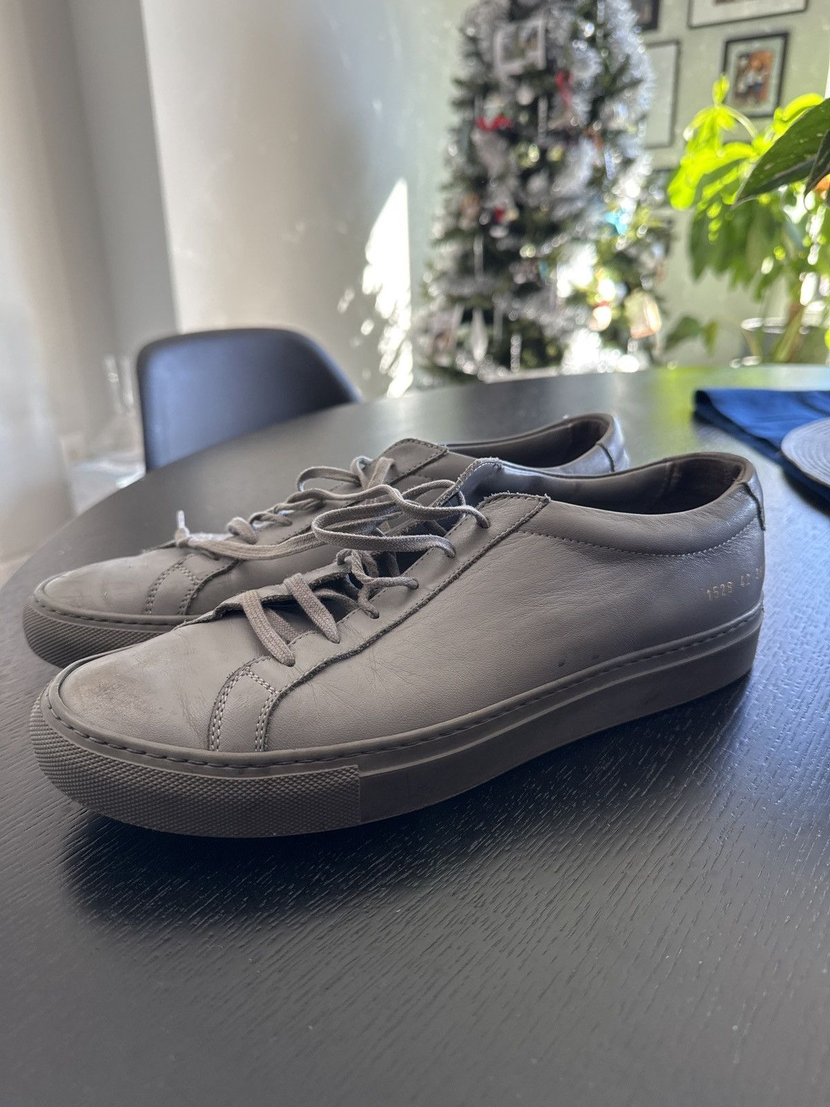 Common Projects Grey Common Project Achilles Used 42 Size US 9 / EU 42 - 3 Thumbnail
