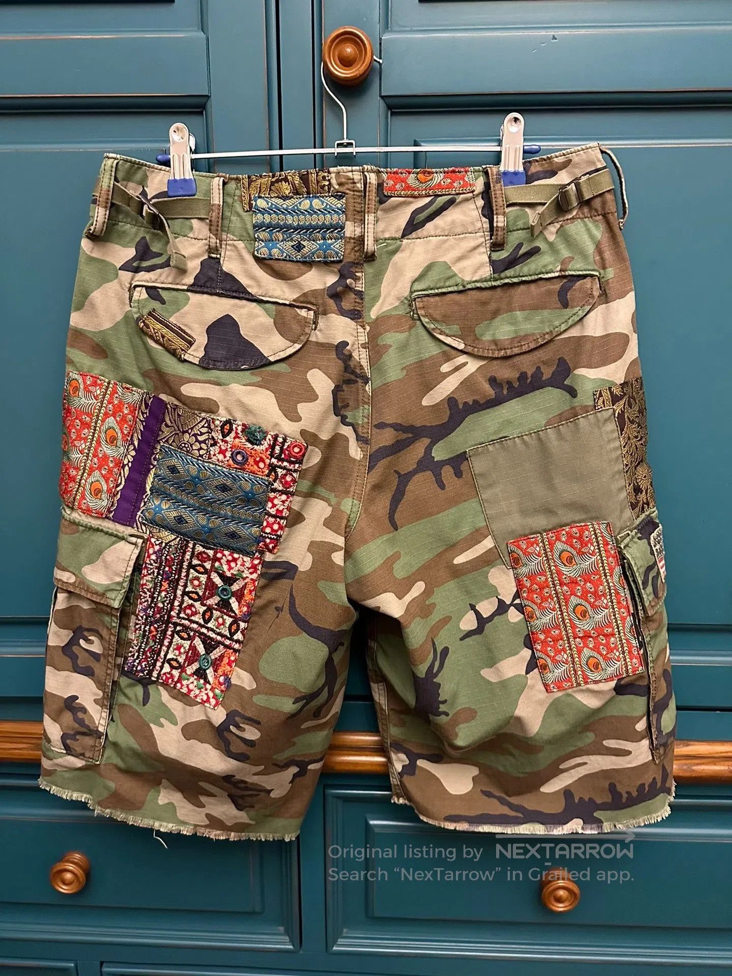 Denim & Supply Ralph Lauren Ralph Lauren Denim & Supply Camo Patchwork Shorts. Size US 30 / EU 46 - 2 Thumbnail