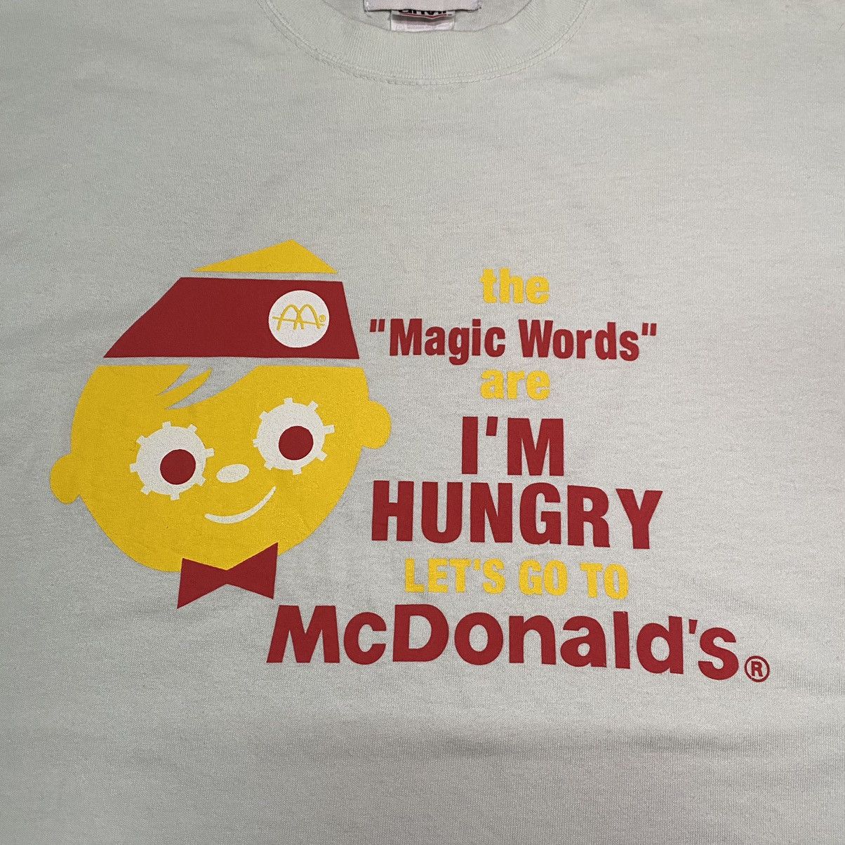 Anvil × Vintage Vintage 90s Promo McDonald’s T Shirt Size US L / EU 52-54 / 3 - 6 Thumbnail