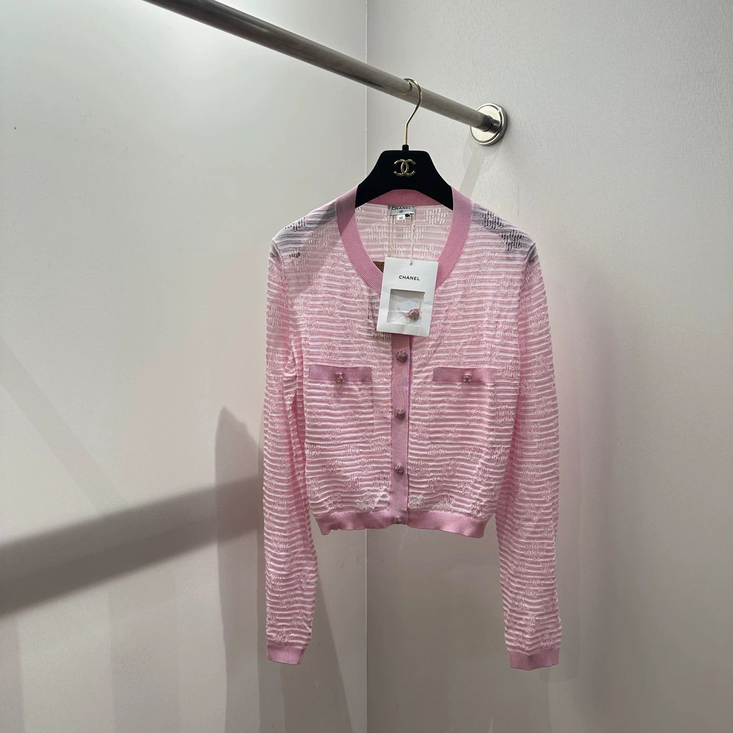 Chanel Chanel Retro Striped T-Shirt it_40 Women Size S / US 4 / IT 40 - 1 Thumbnail