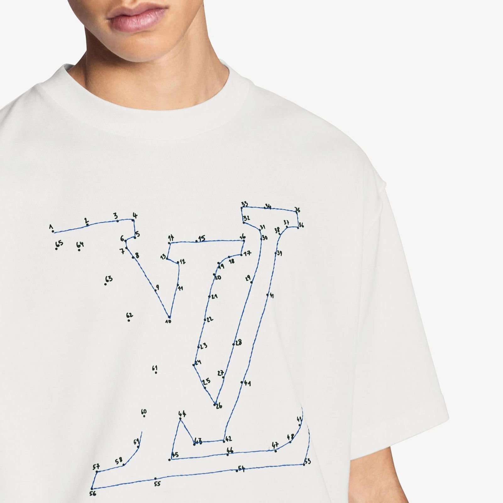 Louis Vuitton Louis Vuitton Stitch Embroidery Logo Short Sleeve T-Shirt M Size US M / EU 48-50 / 2 - 3 Thumbnail