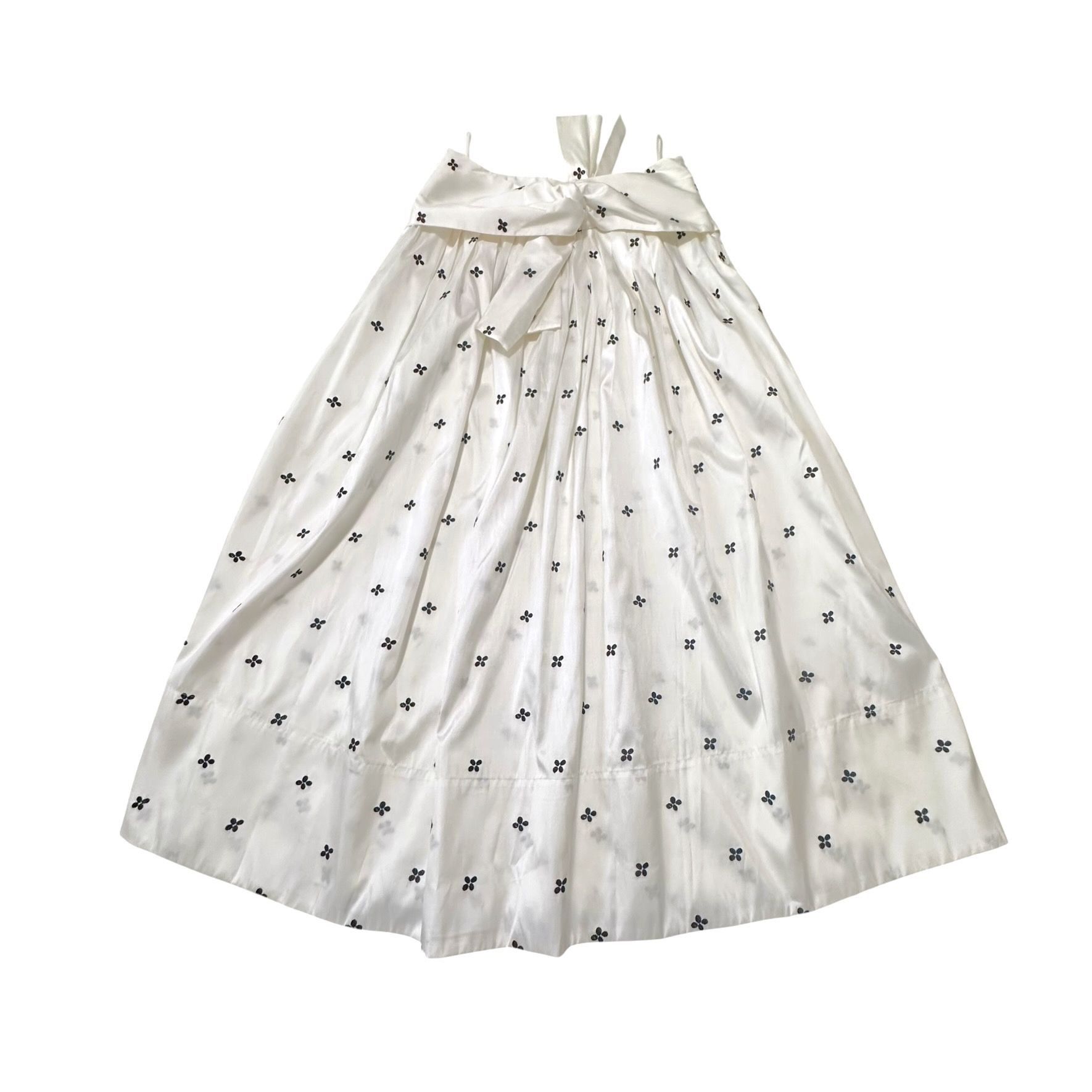 Ulla Johnson Ulla Johnson Aglae Blanc Bow Taffeta Midi Skirt NWT Size 4 F Size 27" / US 4 / IT 40 - 5 Thumbnail