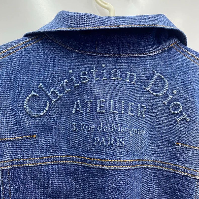 Dior Dior Embossed logo denim jacket 2502-Nextarrow Size US S / EU 44-46 / 1 - 3 Thumbnail