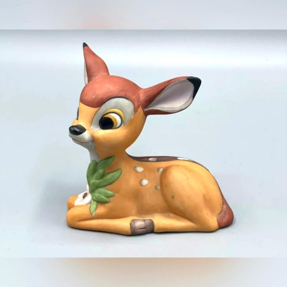 Disney Vtg Mark Rosenfeld Disney Bambi Bisque Porcelain Figurine Size ONE SIZE - 4 Thumbnail