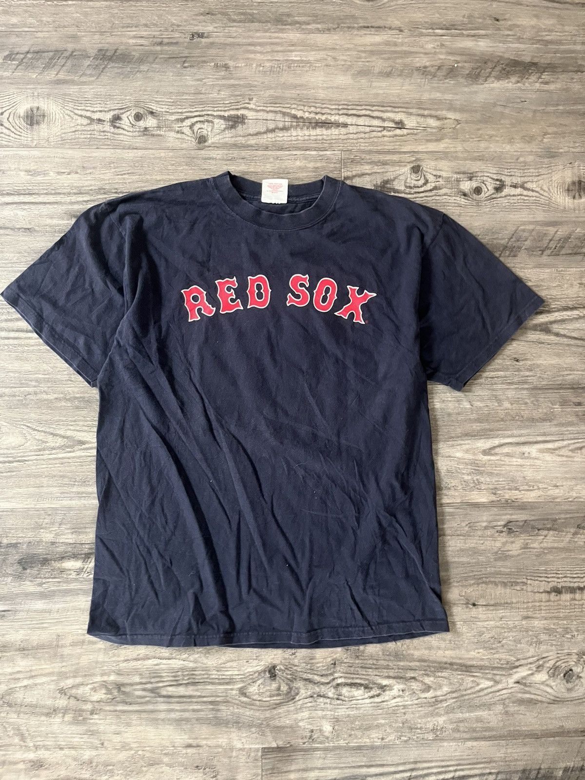 MLB × Vintage Vintage 90s y2k Red Sox Tee Size US XL / EU 56 / 4 - 1 Thumbnail