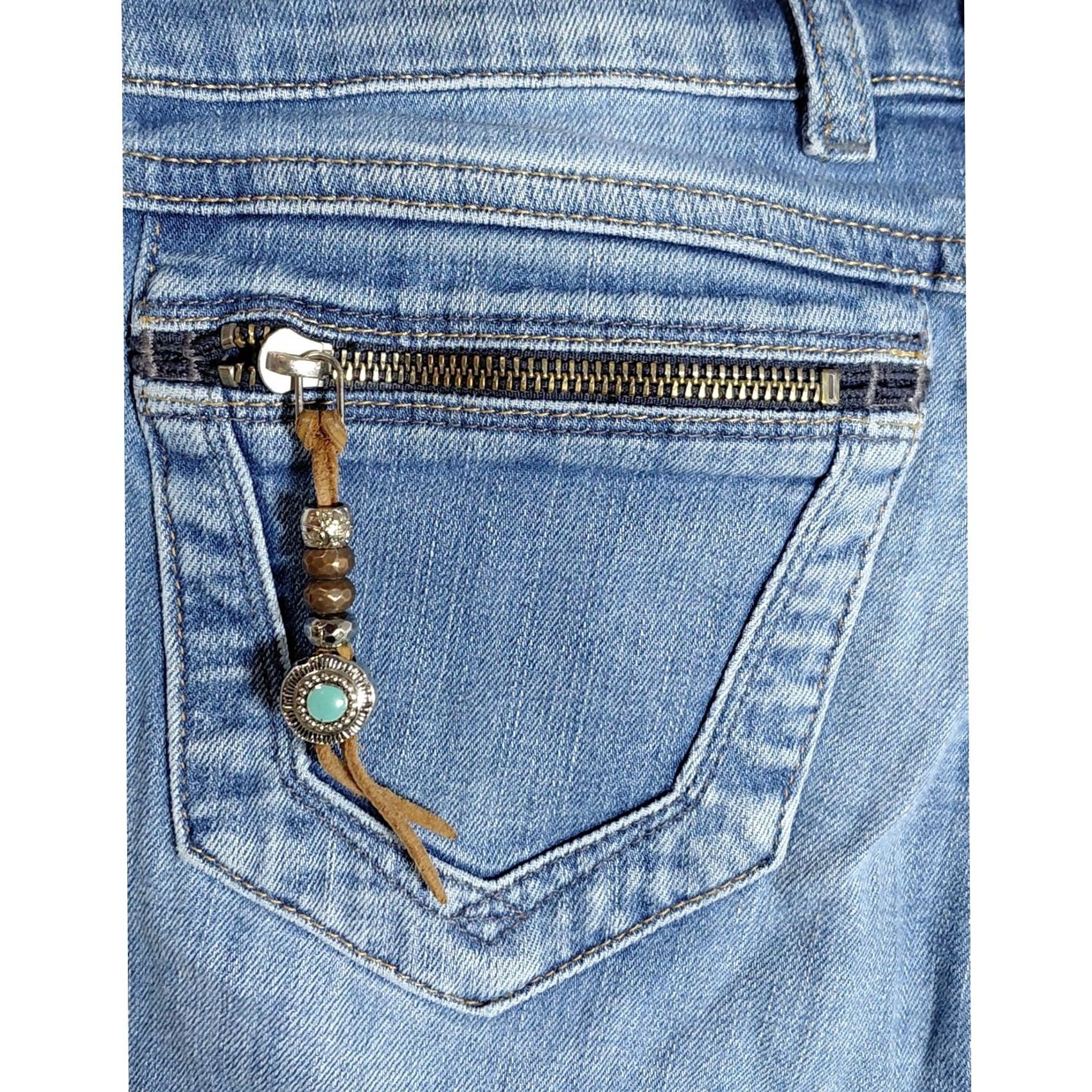 Replay Replay Blue Replay Jeans Denim Pants Solid Regular Women Size 26 Jeans Denim Solid Regular Women Size 26 Size 26" / US 2 / IT 38 - 3 Thumbnail