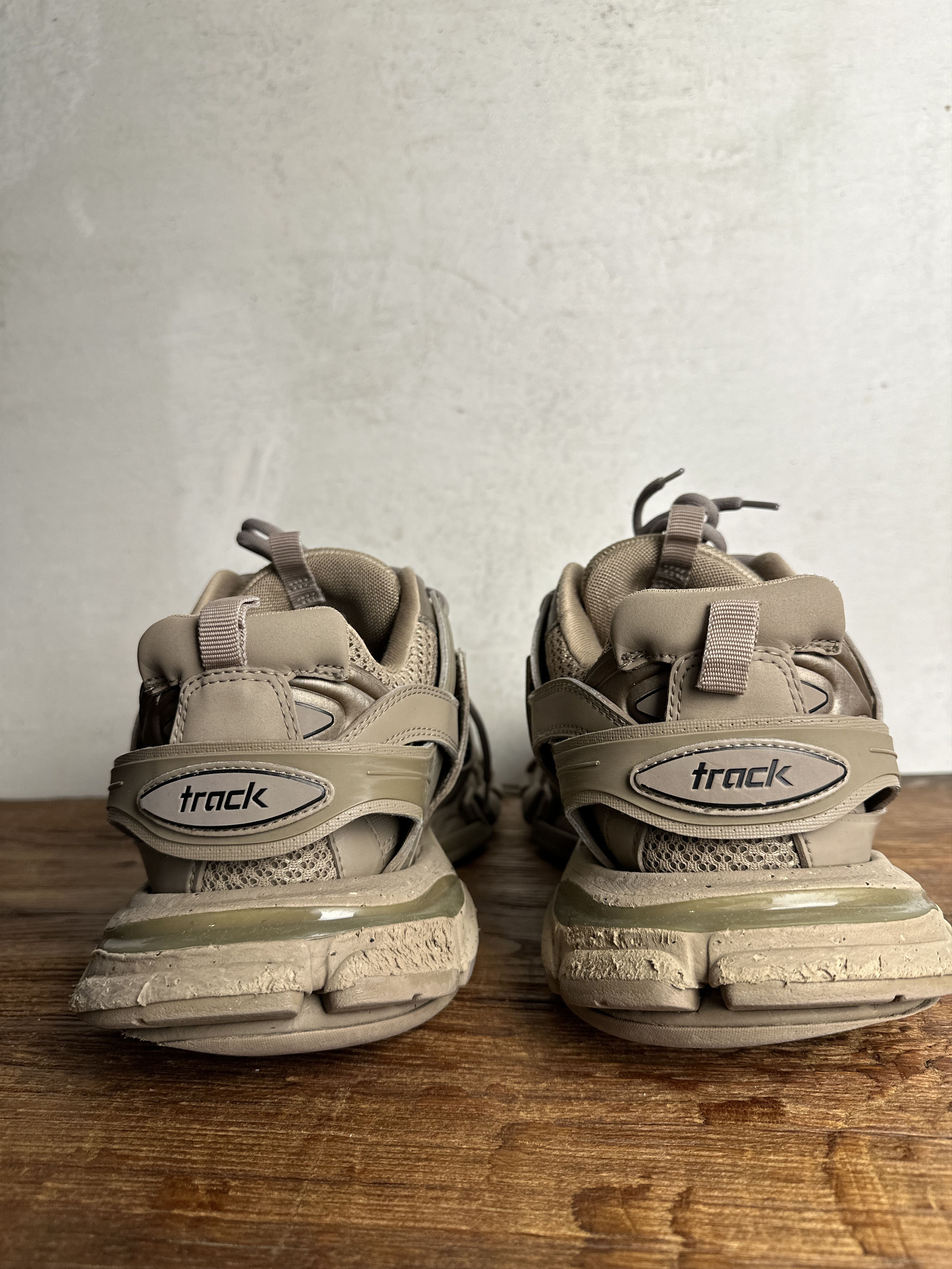 Balenciaga Balenciaga Track Full Beige Recycled Sneakers Size US 11 / EU 44 - 6 Thumbnail