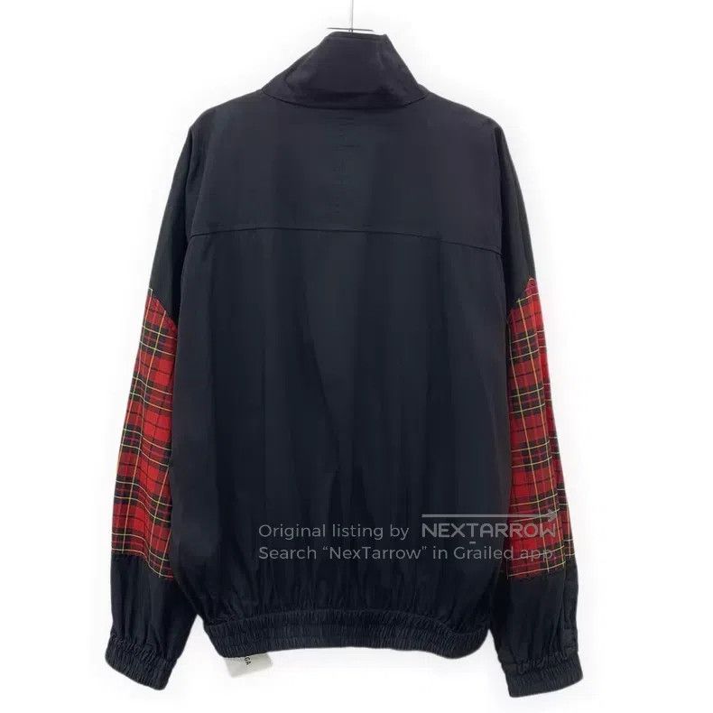 Balenciaga Balenciaga Black Plaid Patchwork Cotton Stand Collar Zippe Size US S / EU 44-46 / 1 - 2 Thumbnail