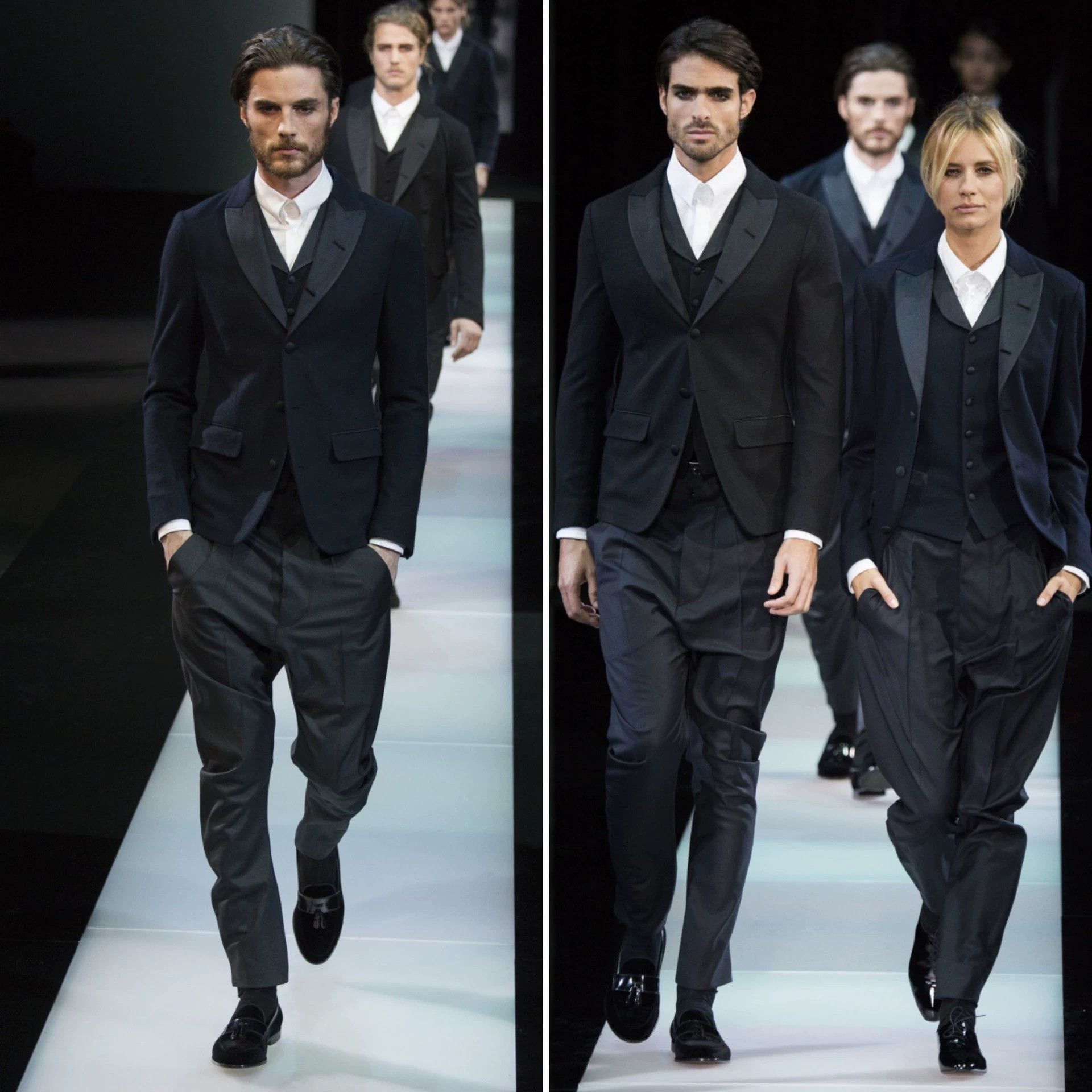Giorgio Armani 100% Cashmere Tuxedo Jacket - 48