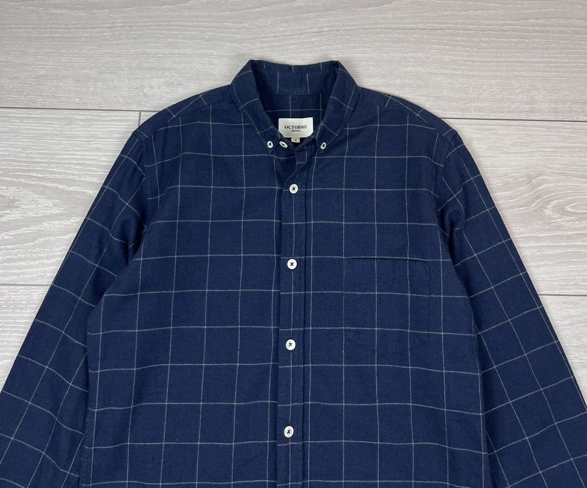 Other Octobre Editions Blue Navy Cotton Button Shirt Size US S / EU 44-46 / 1 - 5 Thumbnail