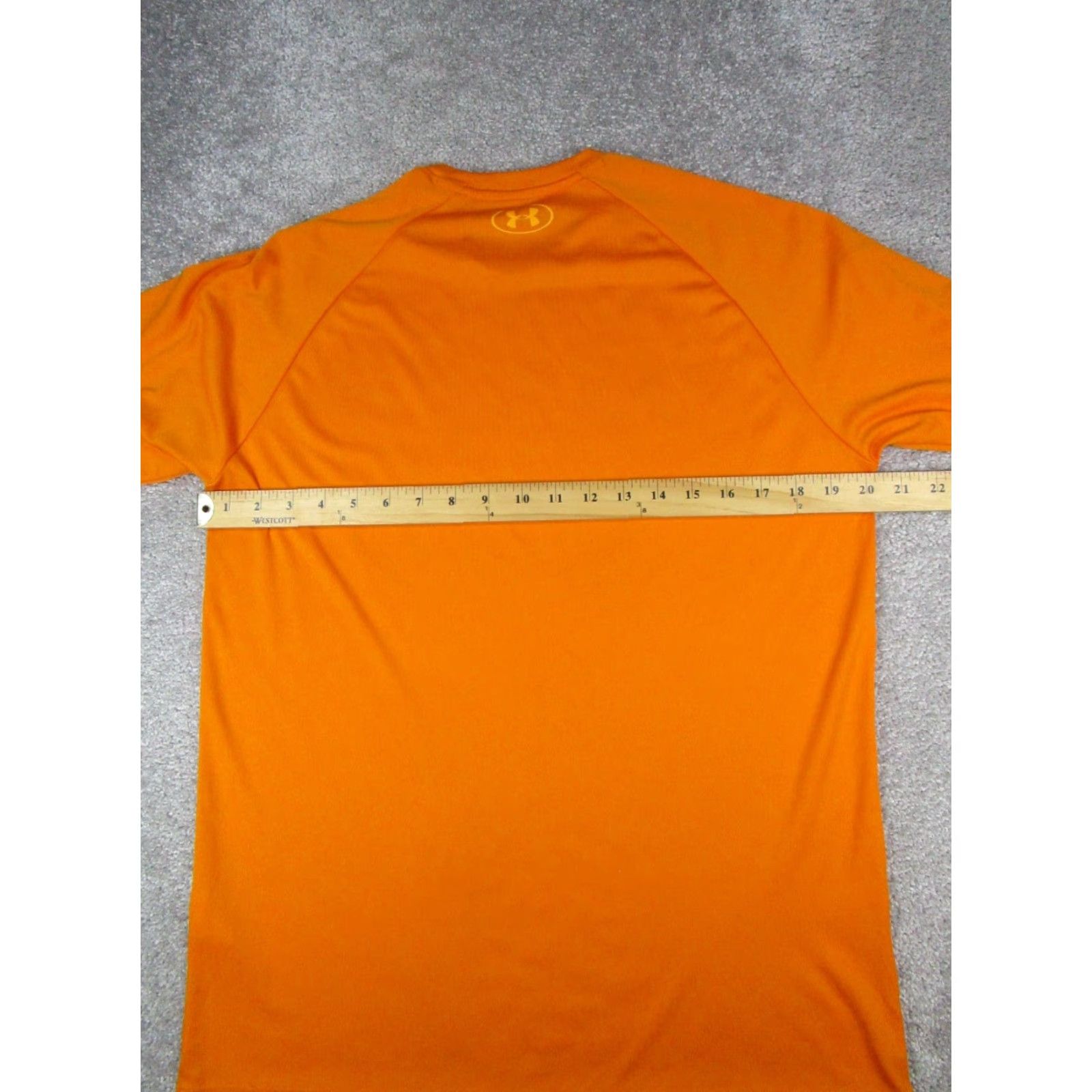 Under Armour Under Armour Shirt Mens Medium Orange HeatGear Running Pullover Size US M / EU 48-50 / 2 - 5 Thumbnail