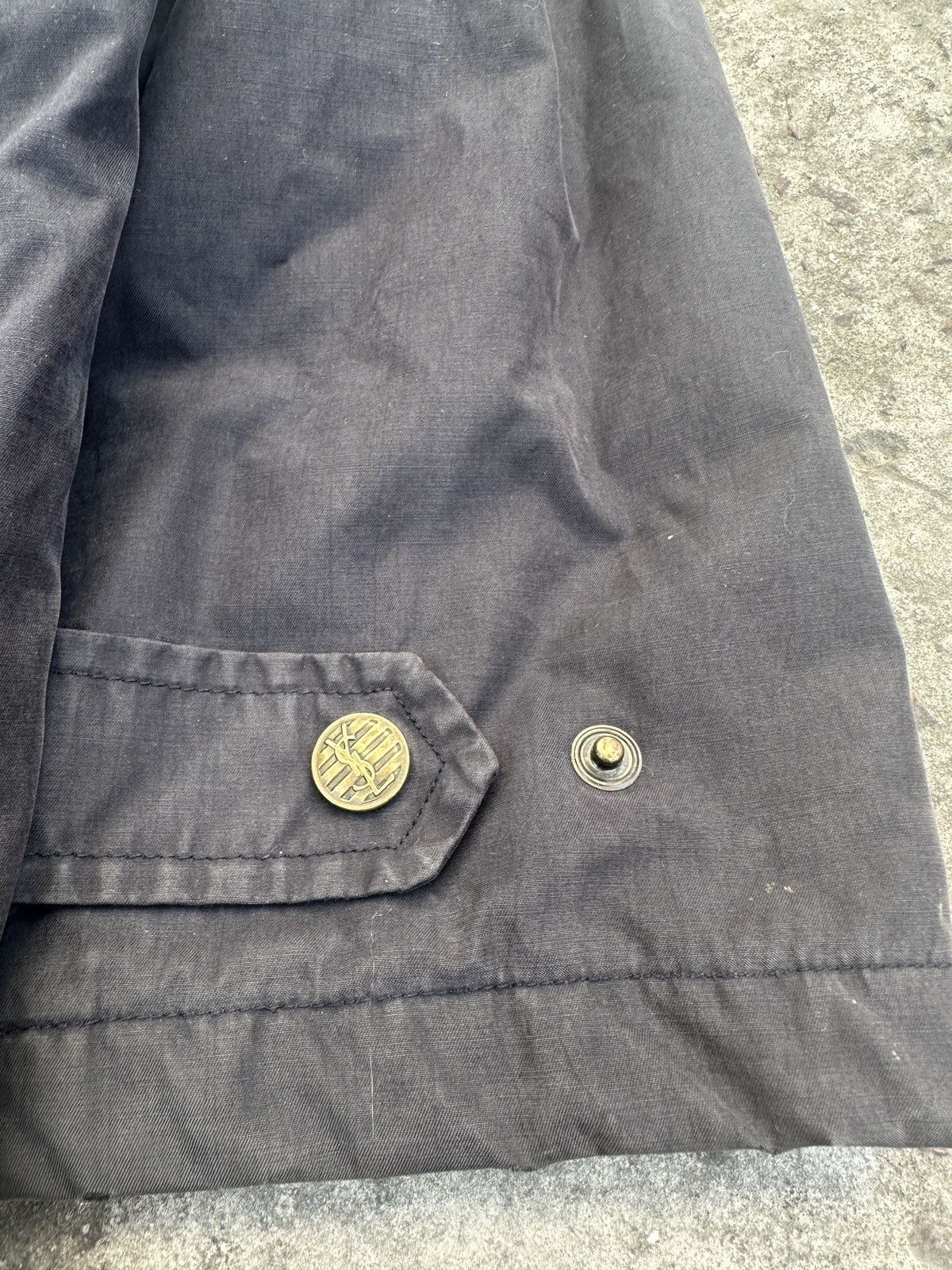 Vintage × Yves Saint Laurent Vintage 90s YSL Yves Saint Laurent Jacket Streetwear Luxury Size US XL / EU 56 / 4 - 4 Thumbnail