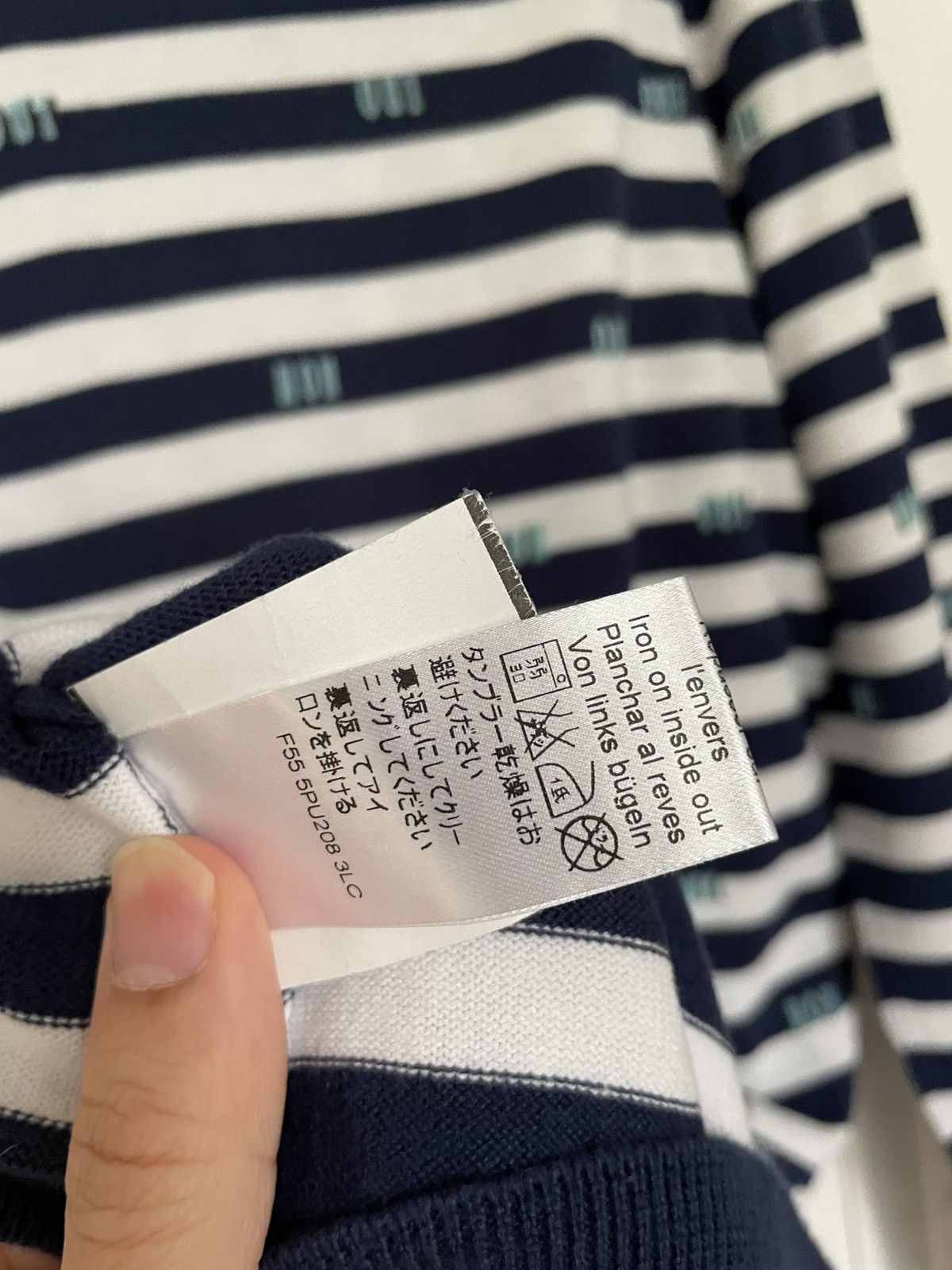 Kenzo Kenzo stripes long sleeves crew neck 100% cotton Size US M / EU 48-50 / 2 - 5 Thumbnail