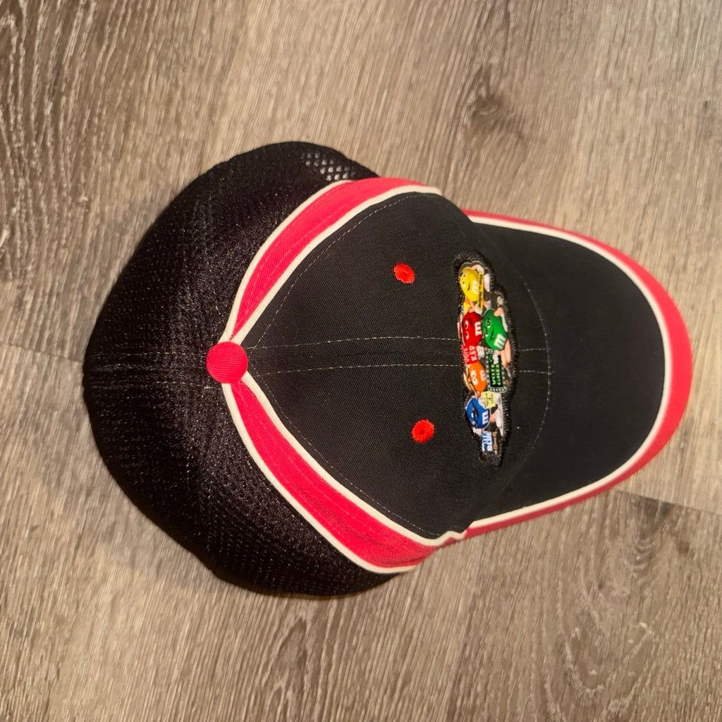 The Unbranded Brand M&M's Racing Black Red Mesh Back Hat One Size Size ONE SIZE - 3 Thumbnail