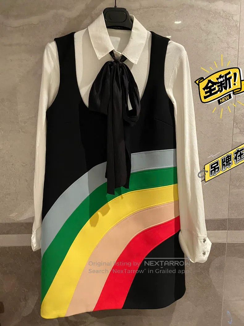 Valentino Valentino Rainbow dress Size S / US 4 / IT 40 - 2 Thumbnail