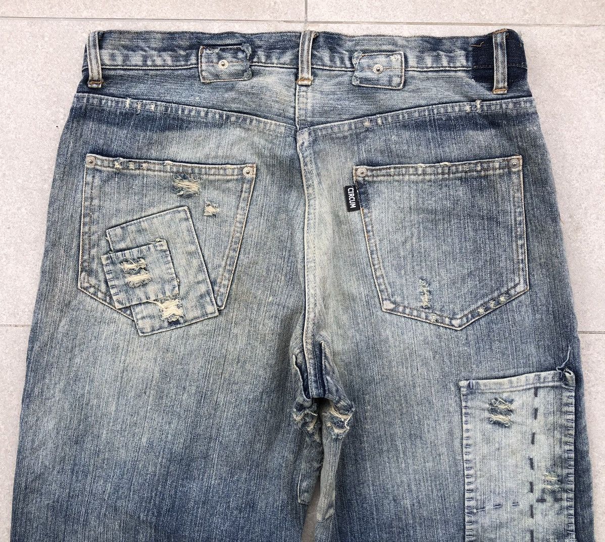 Japanese Brand CIRCUM Embroidery Patchwork Pant Kapital Archive Inspired Size US 33 - 9 Thumbnail