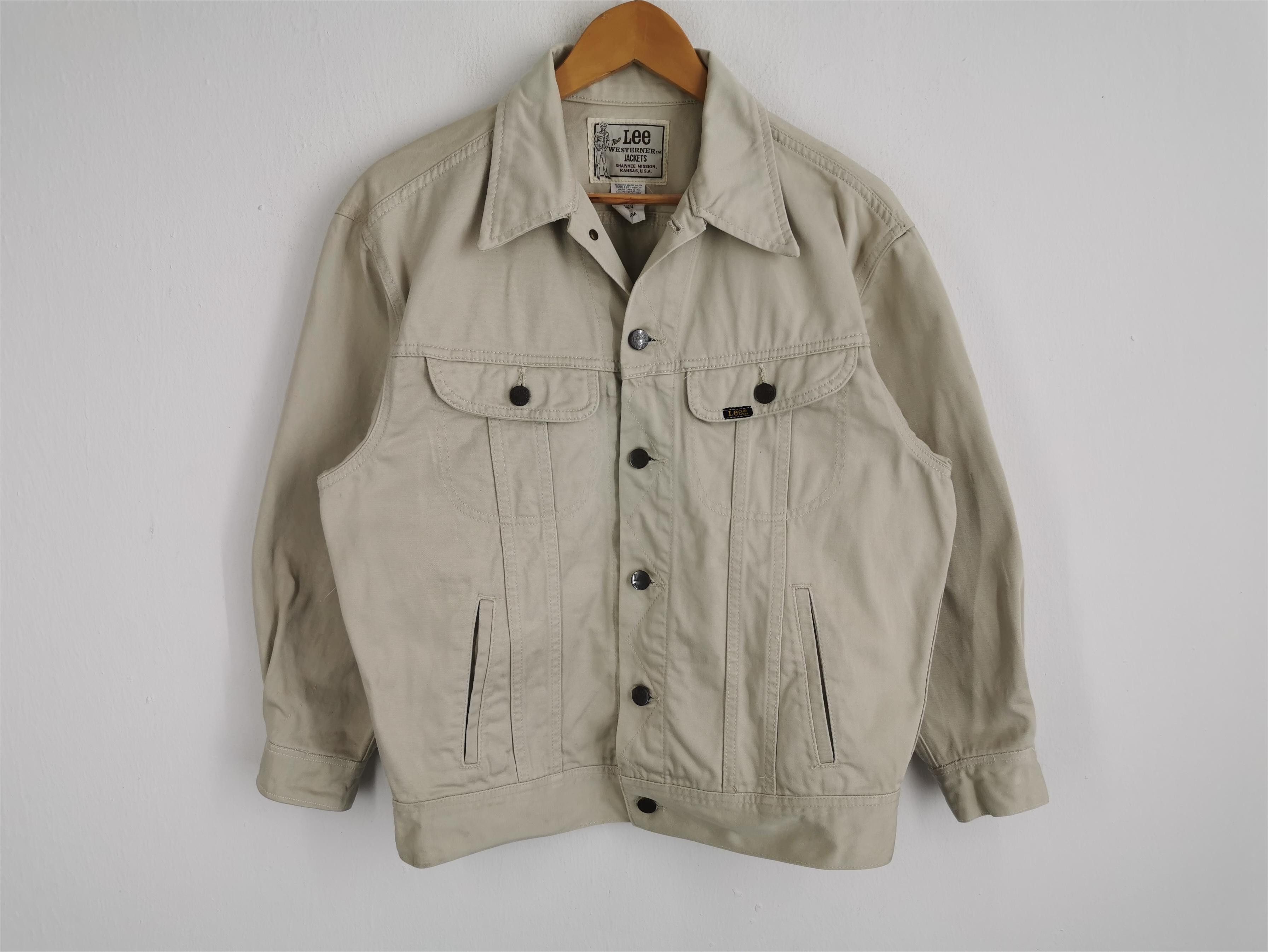 Lee Distressed Vintage 90's Lee Westerner Jeans Jacket Size L Size US L / EU 52-54 / 3 - 1 Thumbnail