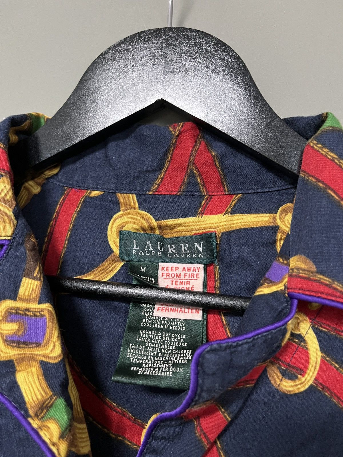 Lauren Ralph Lauren Lauren Ralph Lauren Equestrian Blue Chains Light Coat Size M / US 6-8 / IT 42-44 - 7 Thumbnail