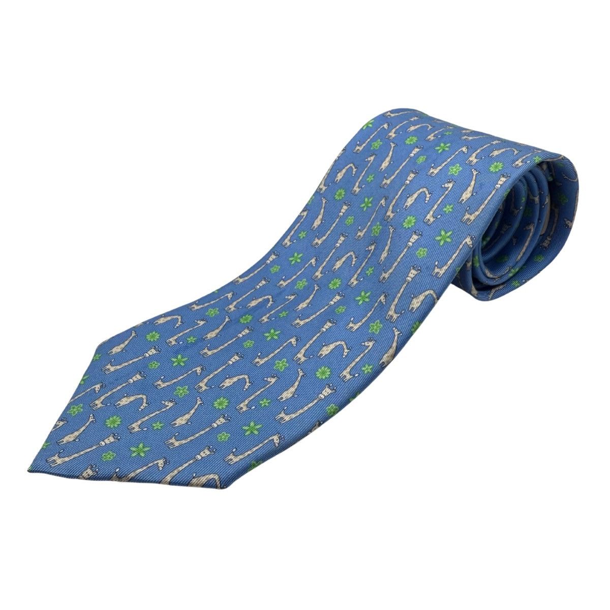 Salvatore Ferragamo Salvatore Ferragamo Silk Tie, Blue, Made in Italy Size ONE SIZE - 1 Thumbnail
