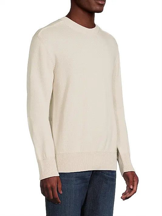 Burberry os11x1225 Dup / Check Label Wool Sweater in Beige Size US XL / EU 56 / 4 - 5 Thumbnail