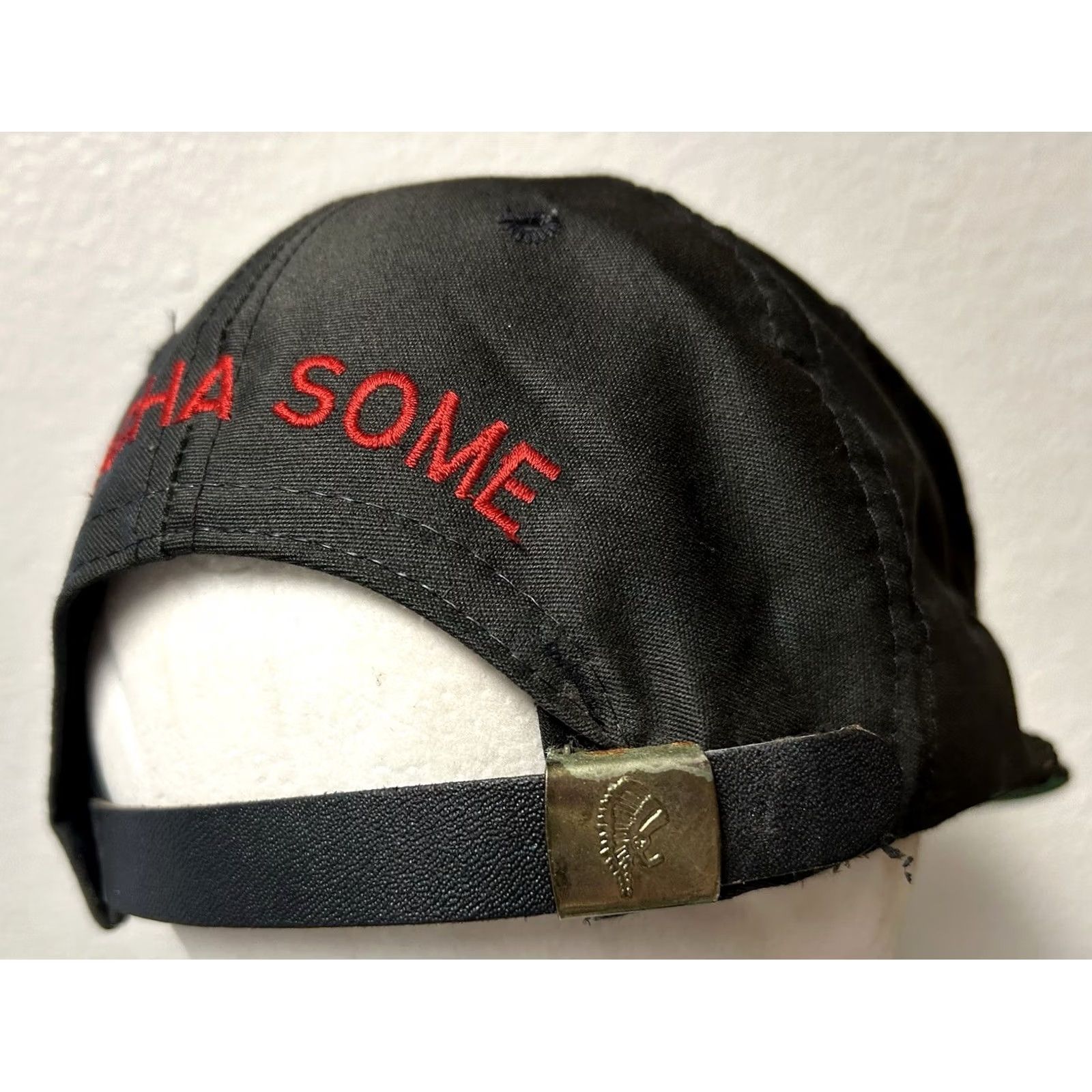 Brooks VTG Brooks And Dunn Getcha Some Tour 1993 Hat Strap Back Rope Bolero RARE Size ONE SIZE - 6 Thumbnail
