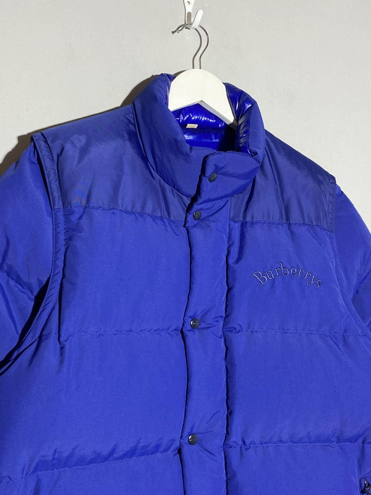 Burberry Burberry Detachable Sleeve Down Filled Jacket Royal Blue Size US M / EU 48-50 / 2 - 8 Thumbnail