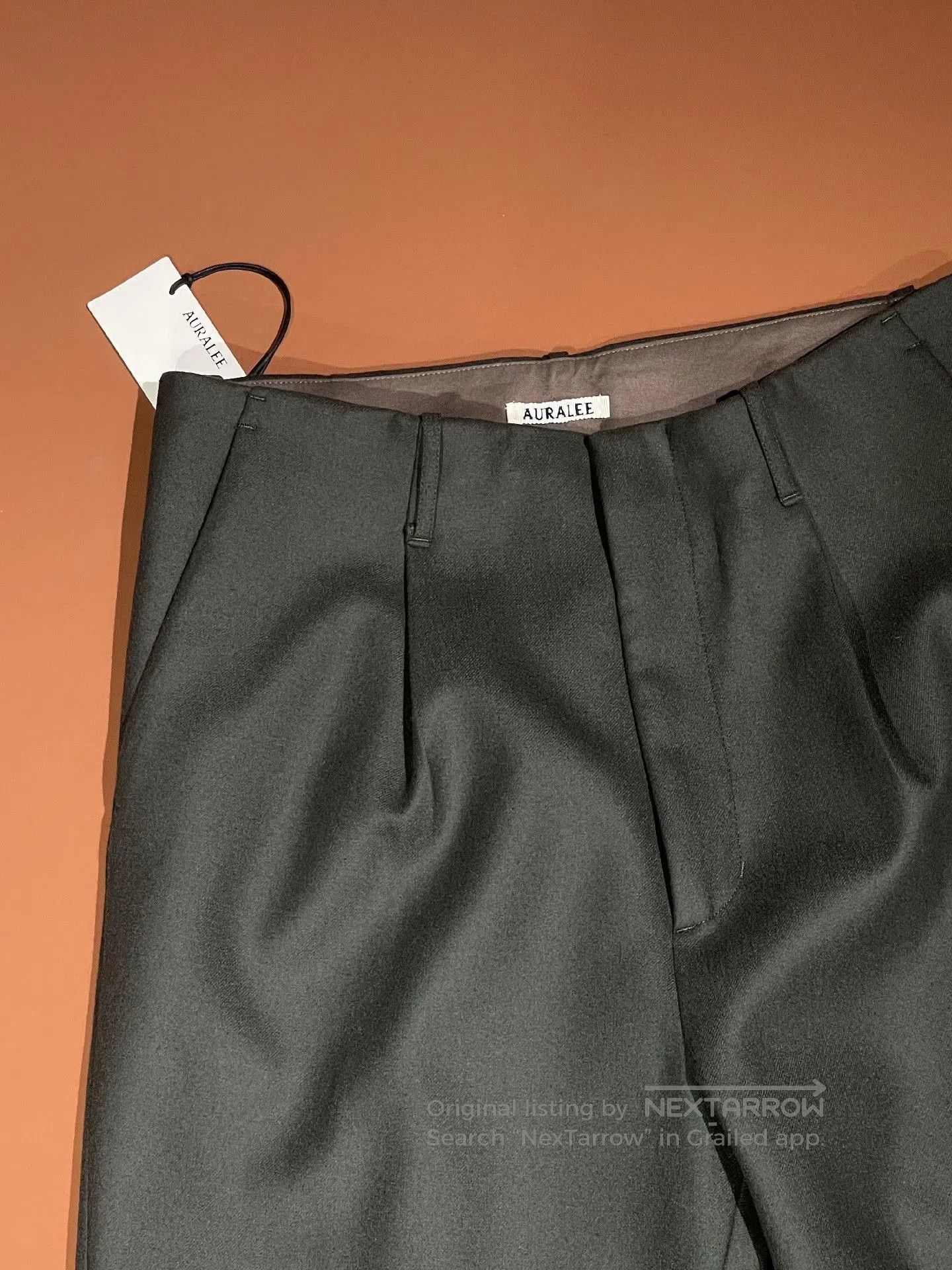 Auralee AURALEE Japanese Olive Green Wool Pants. Size US 26 / EU 42 - 5 Thumbnail