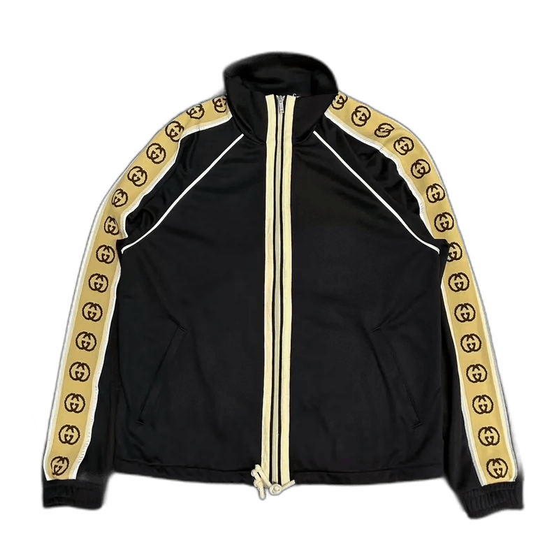 Gucci GUCCI 3M Logo Tracksuit Jacket in Black-2506 Size US XS / EU 42 / 0 - 1 Thumbnail