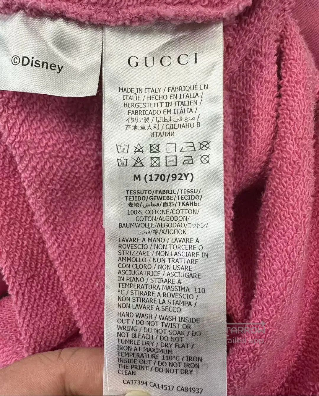 Gucci Gucci x Disney Pink Mickey Mouse Sweatshirt. Size M / US 6-8 / IT 42-44 - 4 Thumbnail