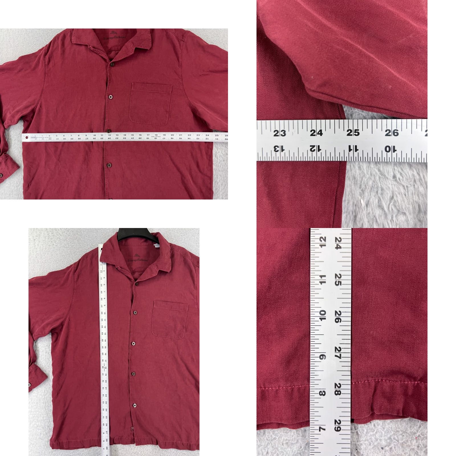 Tommy Bahama Tommy Bahama Shirt Men XL Red Silk Hawaiian Button-Up Vacation Beach Vintage No Size US XL / EU 56 / 4 - 8 Thumbnail